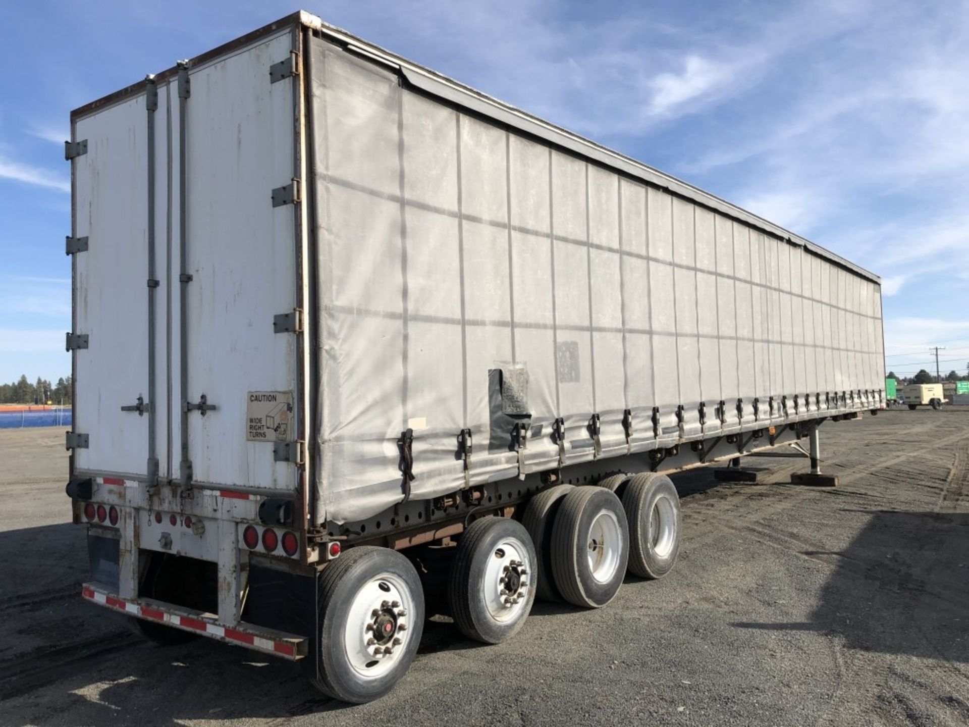1996 Wabash 53' 4-Axle Curtain Side Trailer - Image 3 of 15