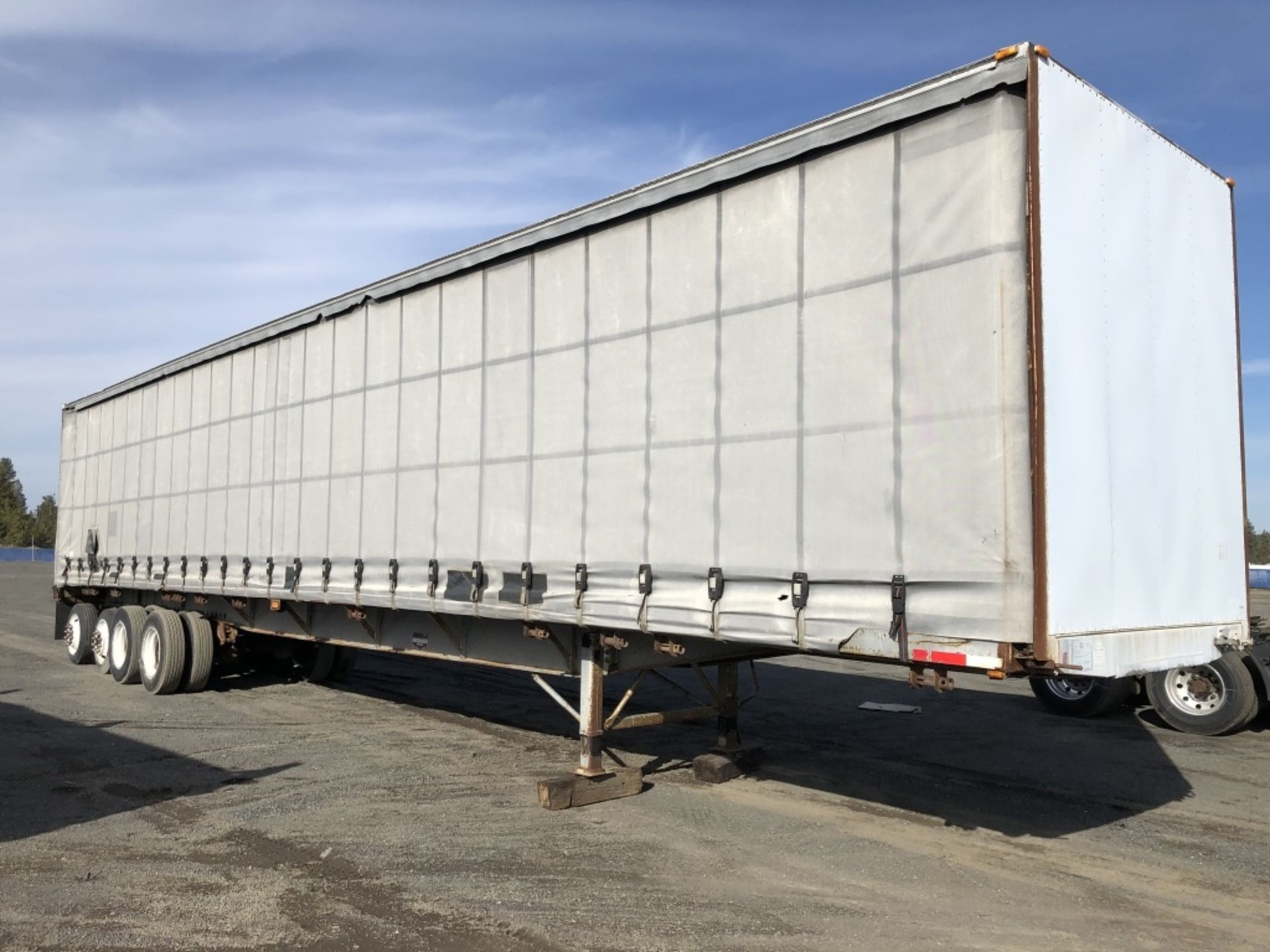 1996 Wabash 53' 4-Axle Curtain Side Trailer - Image 2 of 15