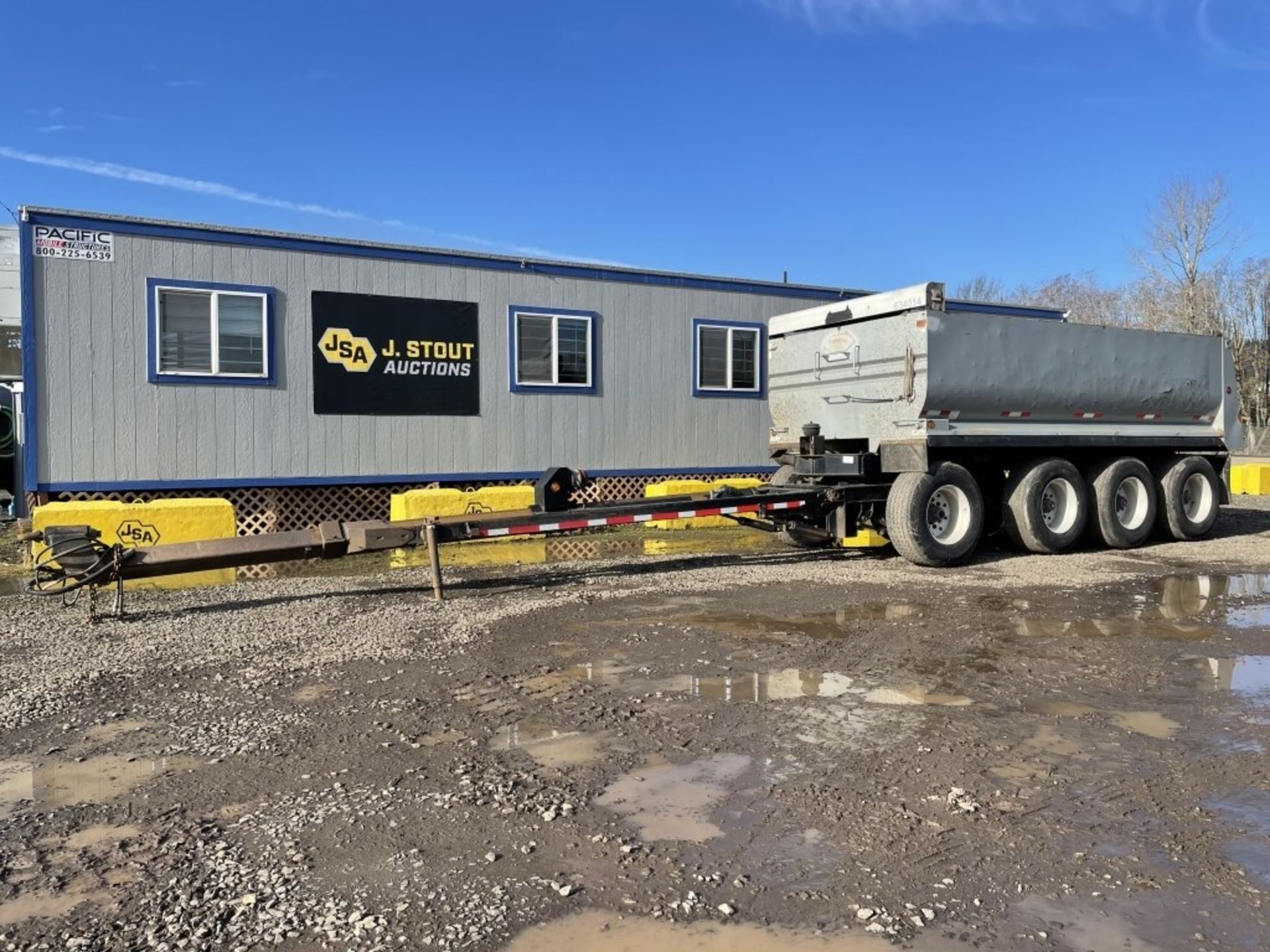 1997 Pioneer Quad Axle Pup Trailer