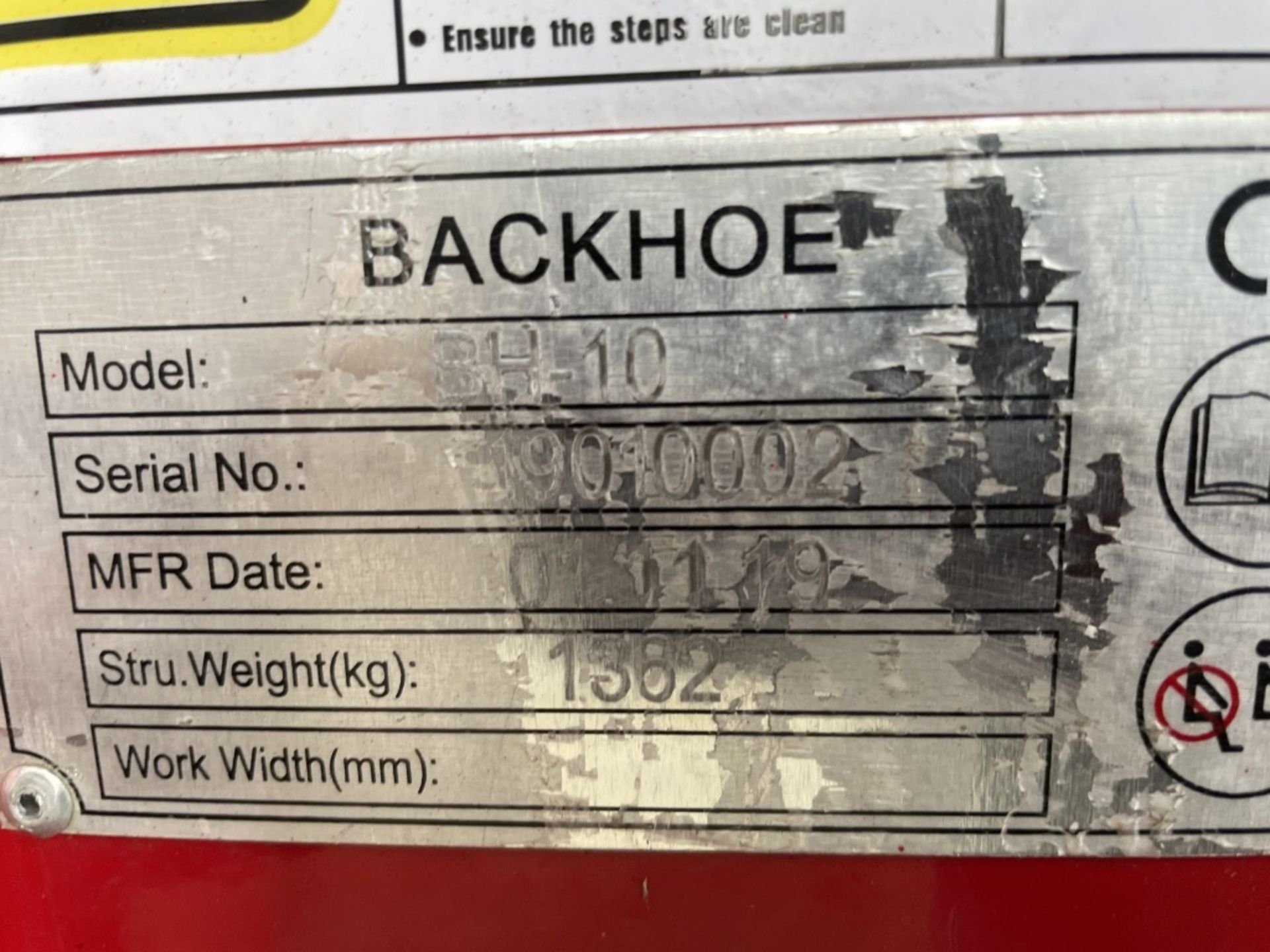 2019 Value Leader BH-10 Backhoe Attachment - Image 8 of 8