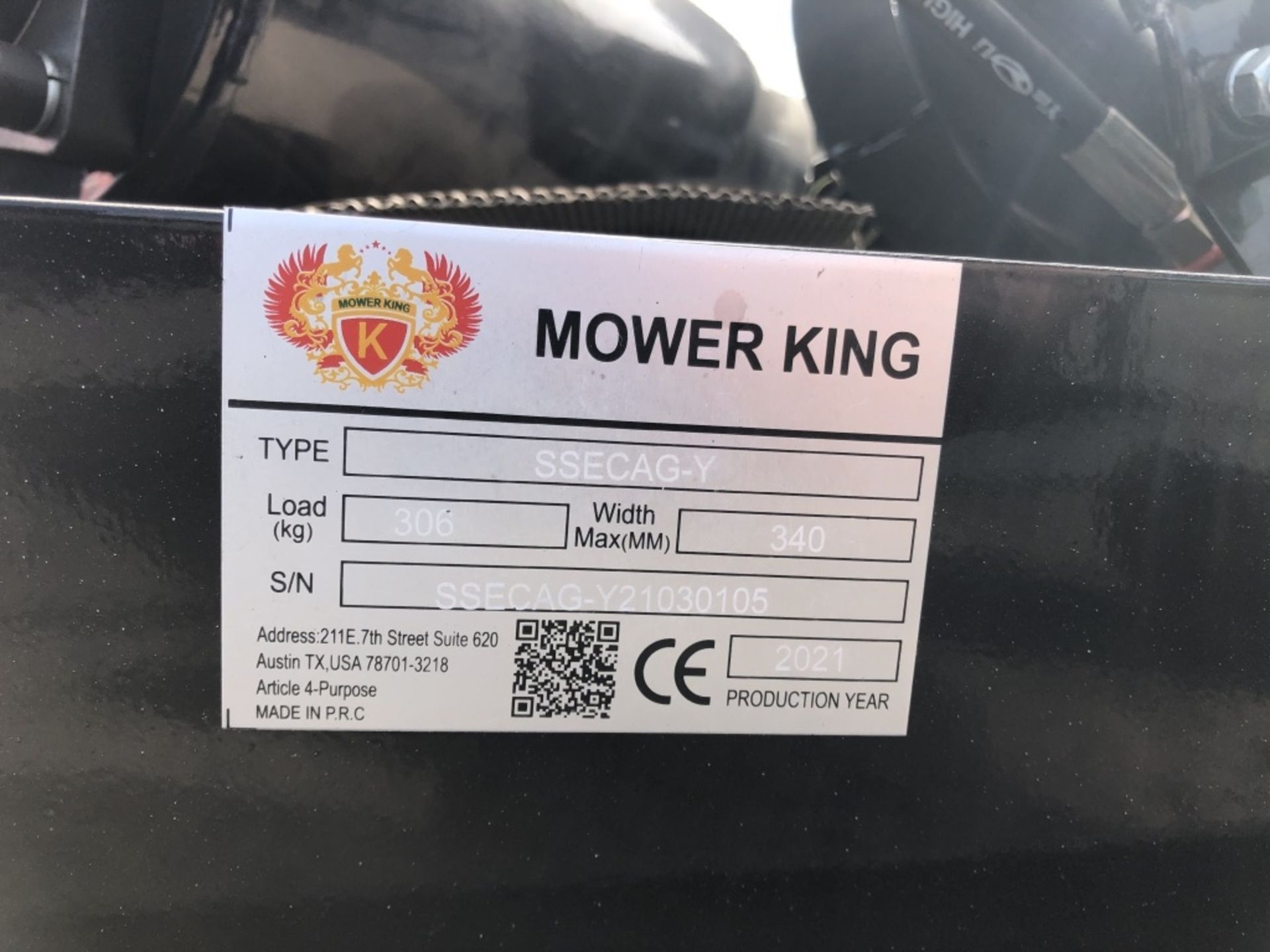 2021 Mower King SSECAG-Y Auger - Image 2 of 2