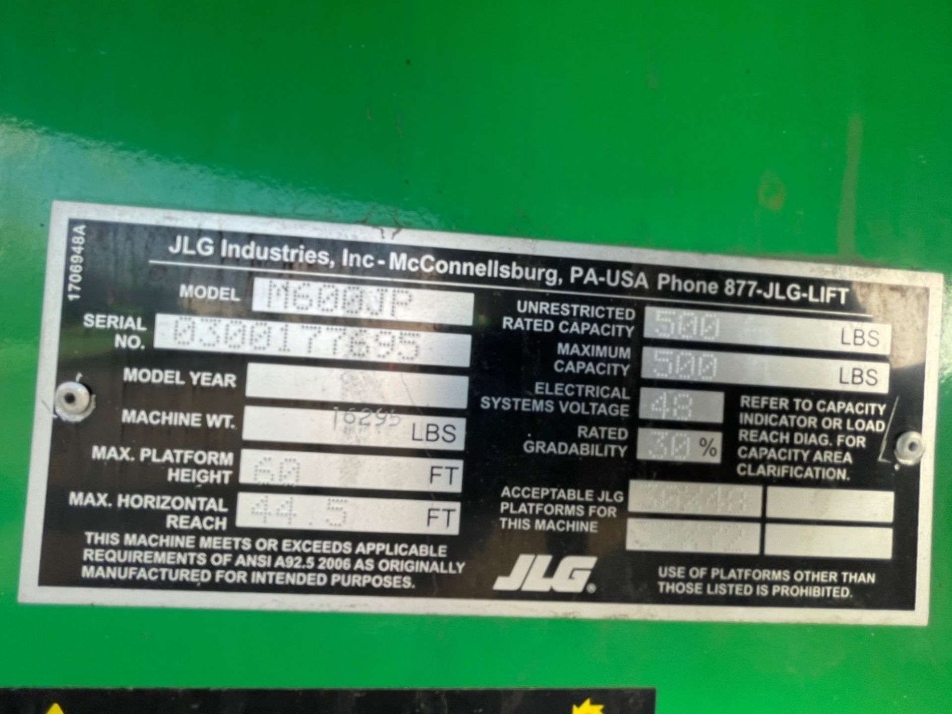 2013 JLG M600JP AWD Articulating Boom Lift - Image 30 of 30