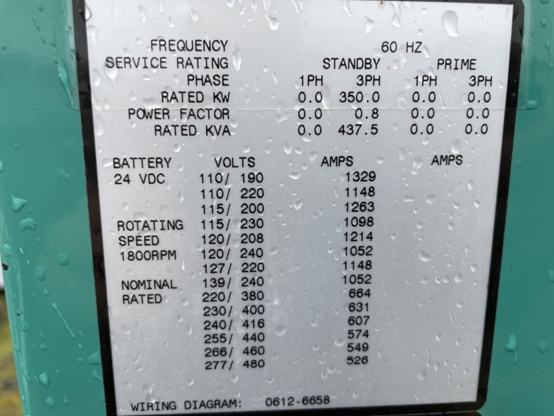 Onan 350DFCC Skid Mounted Generator - Image 19 of 26