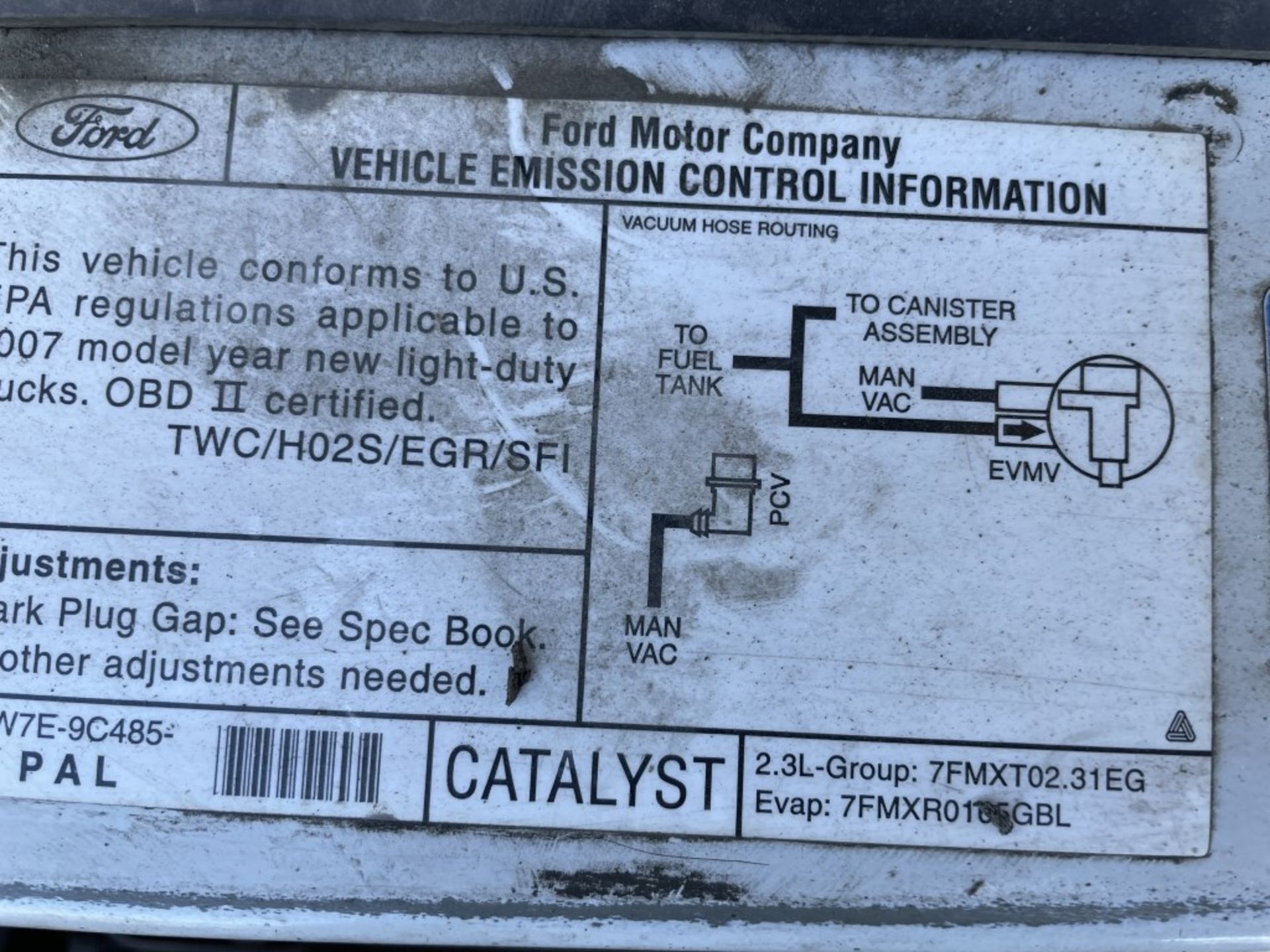 2007 Ford Ranger Extra Cab Pickup - Image 9 of 16