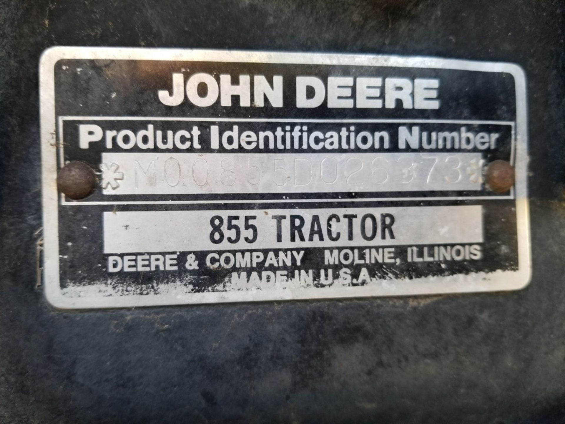 1995 John Deere 855 Utility Tractor / Mower - Image 6 of 18