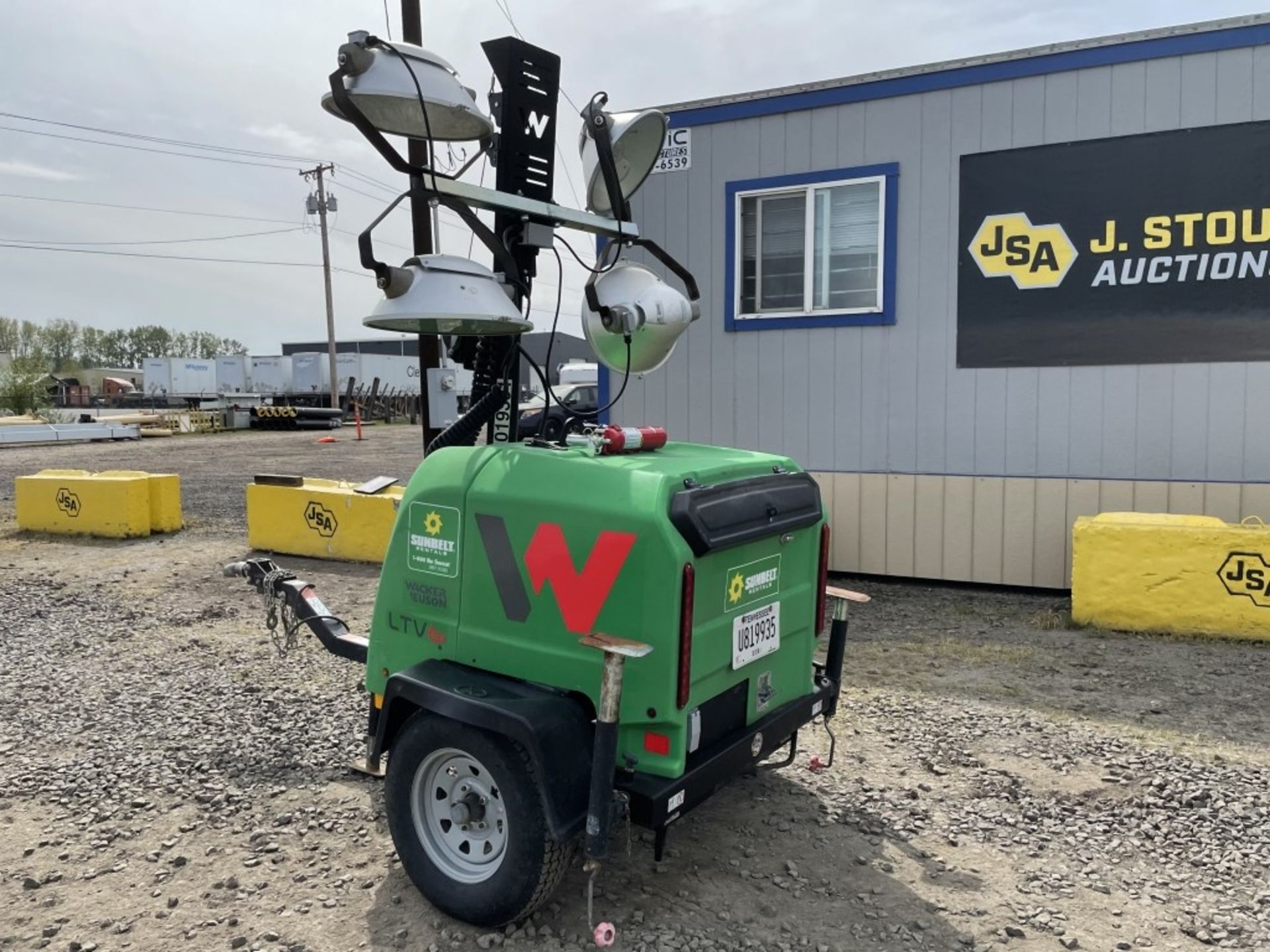 2017 Wacker LTV6L Towable Light Tower - Image 4 of 15