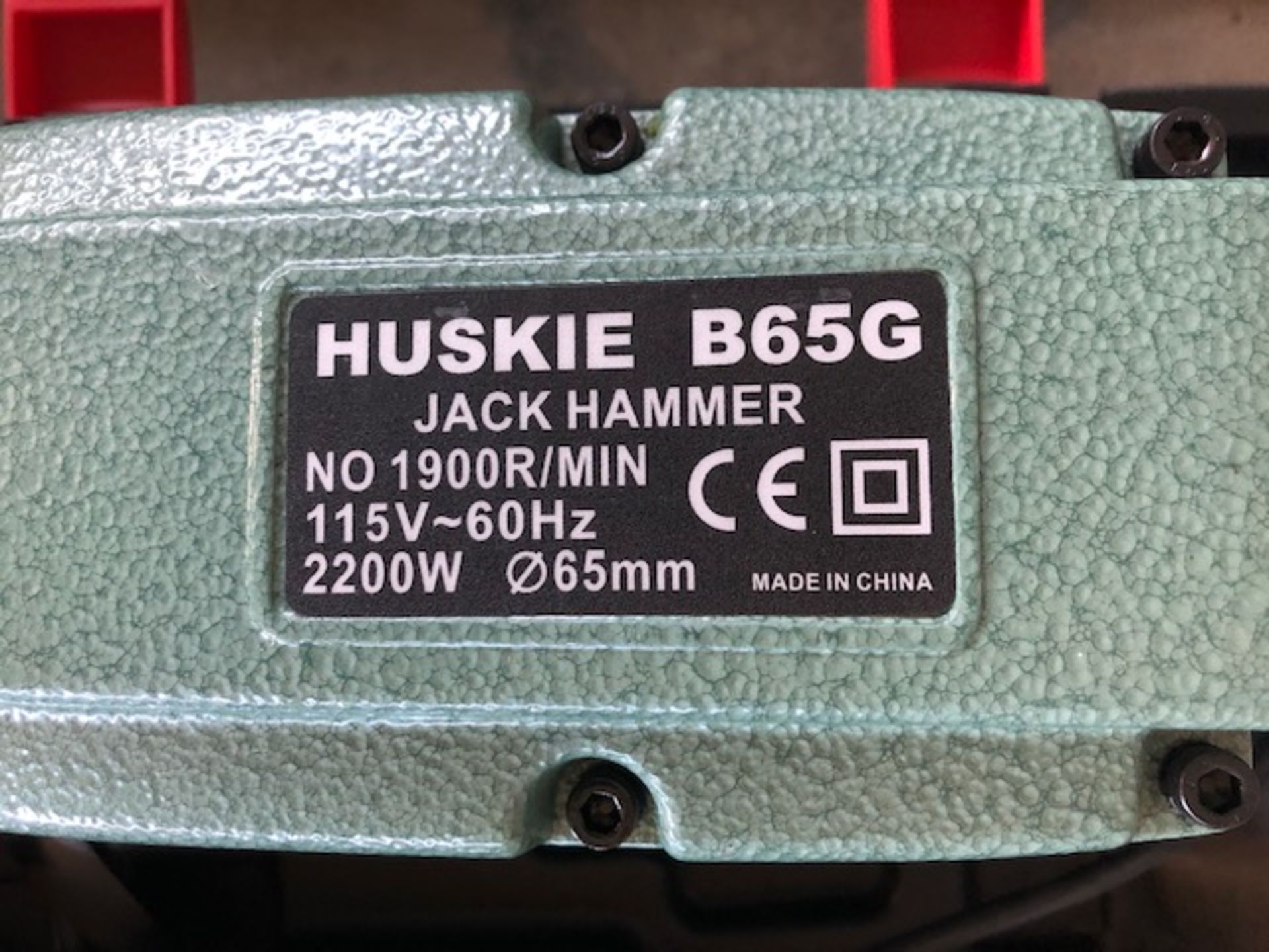 2021 Huskie B65G Electric Demolition Hammer - Image 2 of 3