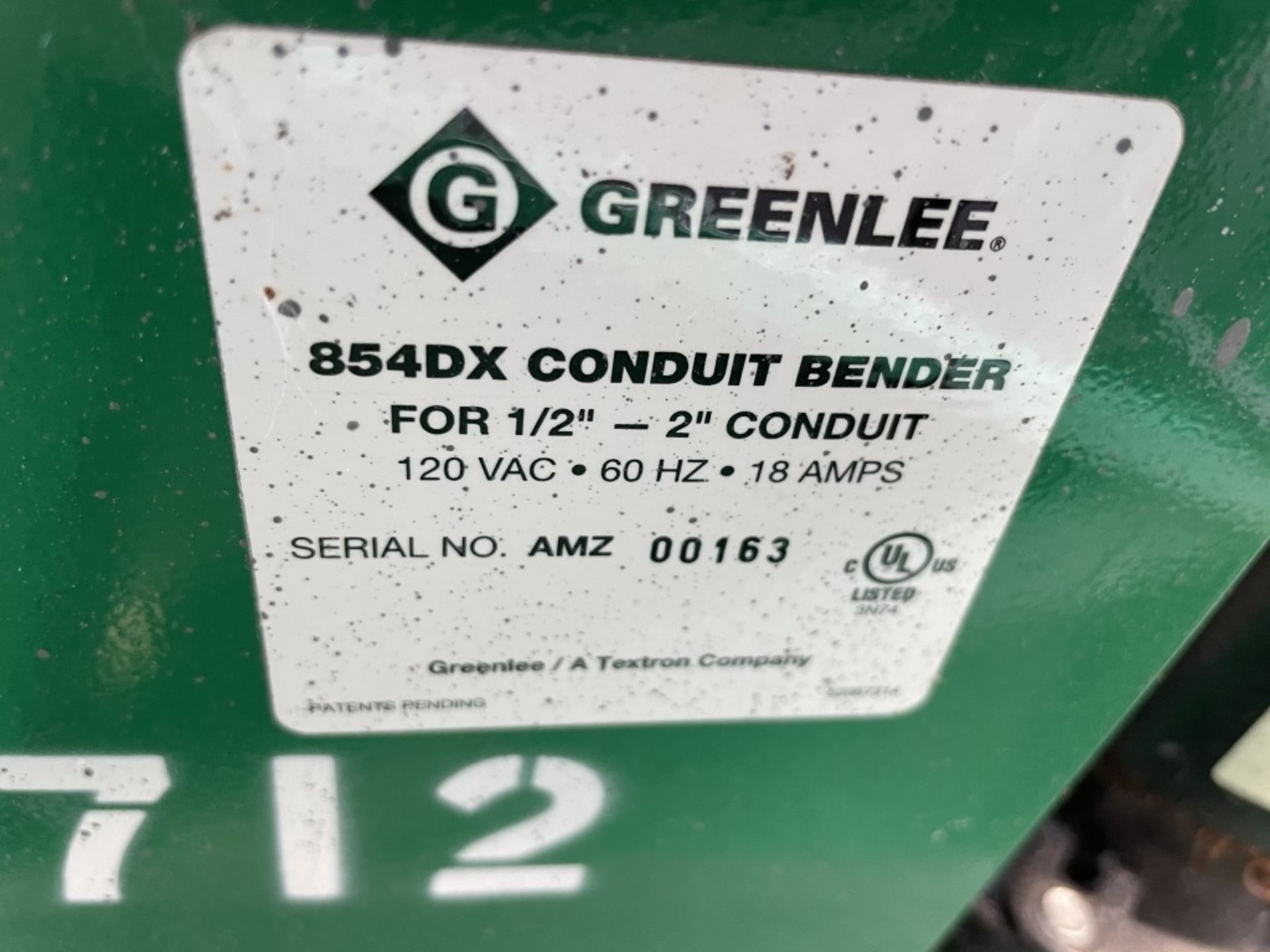 Greenlee 854DX Conduit Bender - Image 9 of 9