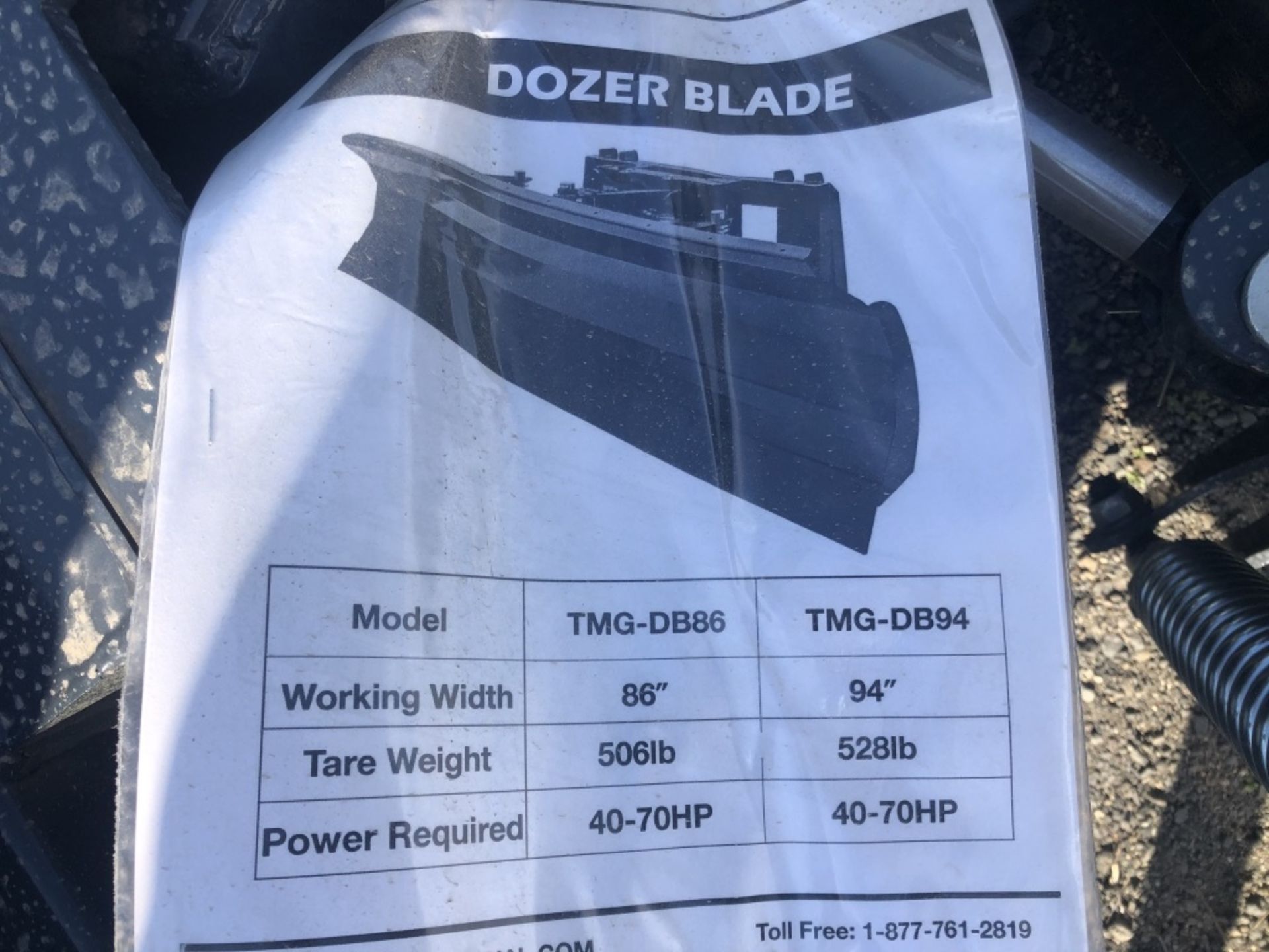 2021 TMG DB86 Snow Plow/Dozer Blade - Image 6 of 6