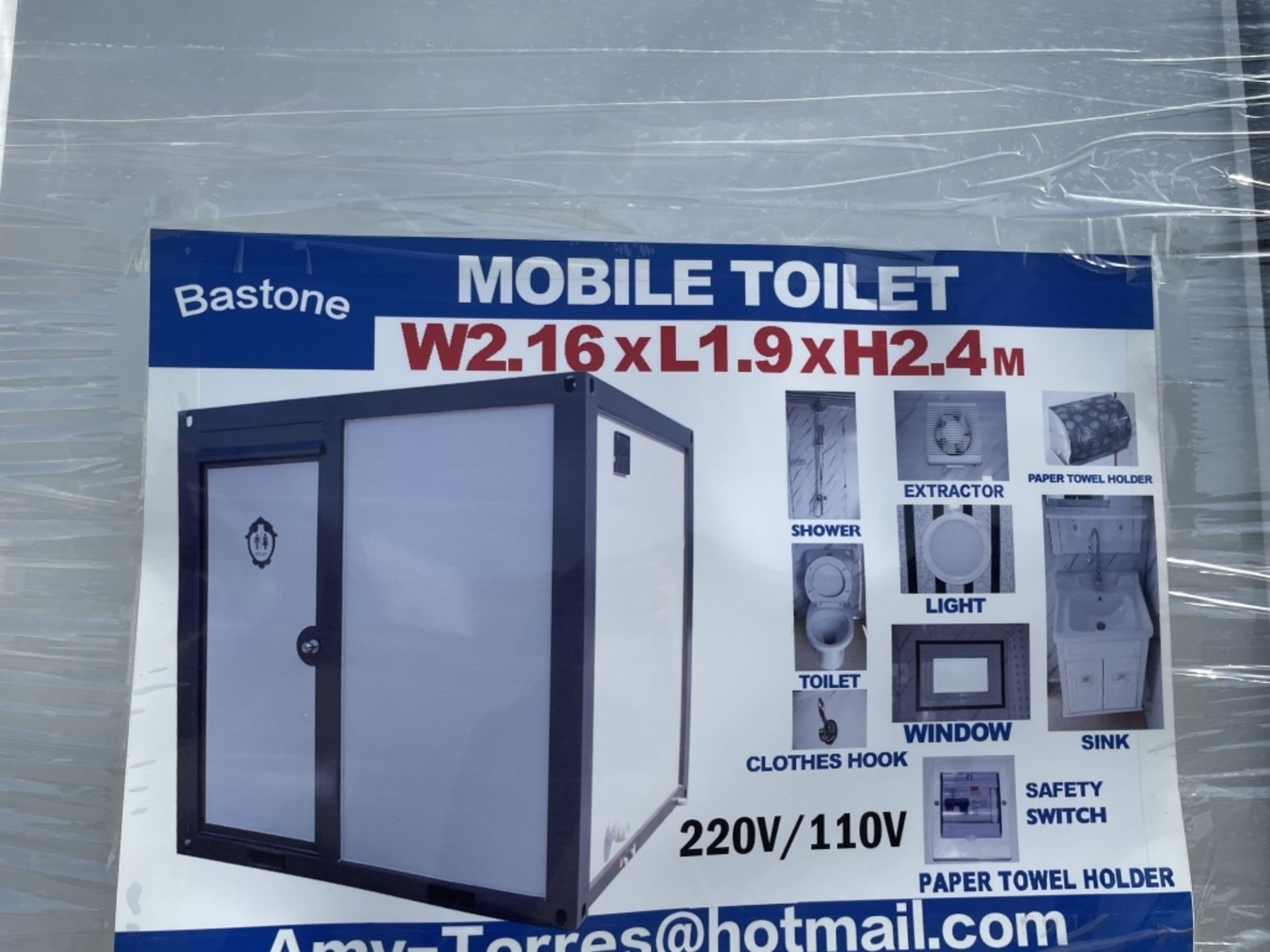 2021 Bastone Mobile Toilet w/ Shower - Image 9 of 9