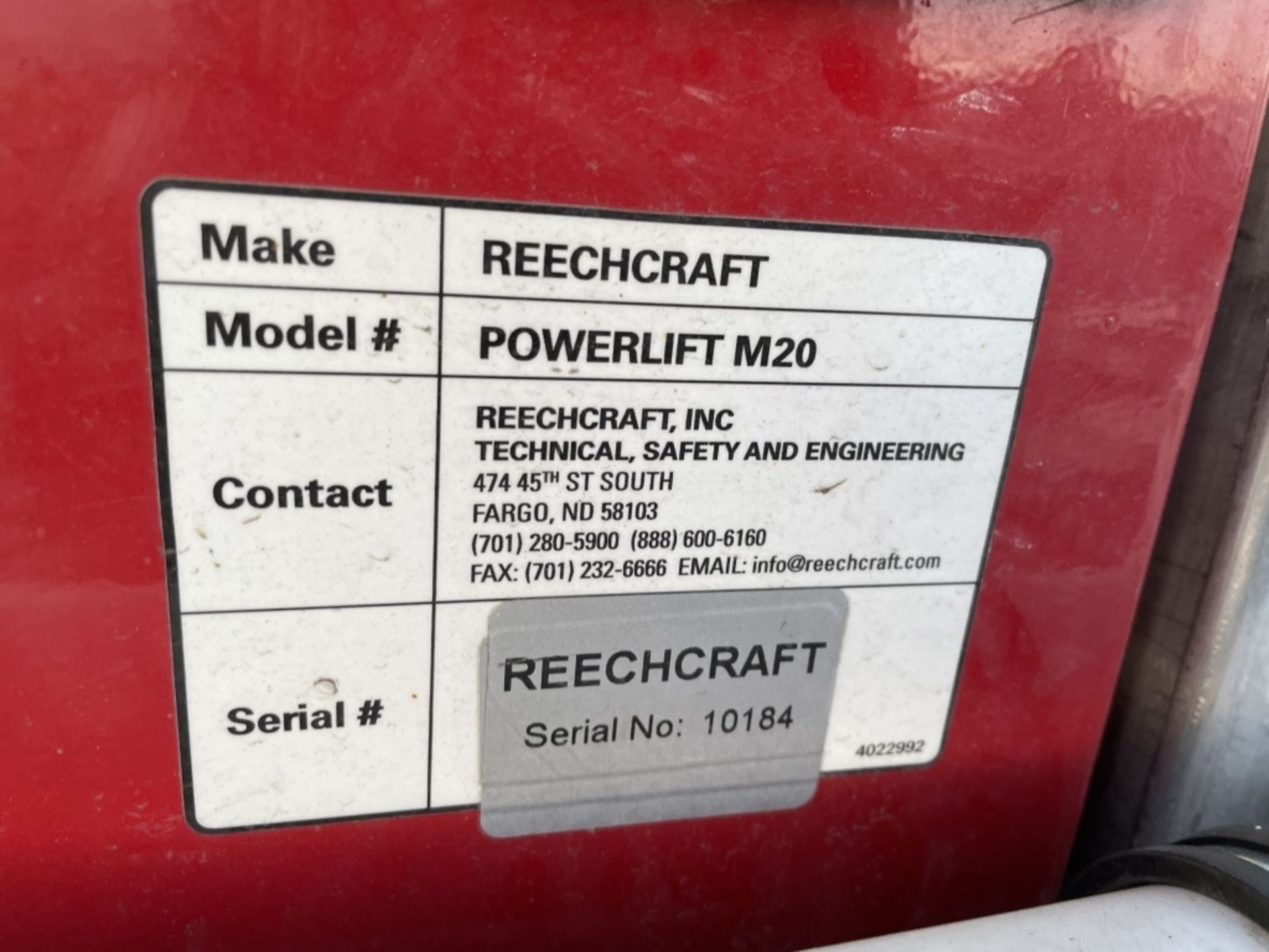 2012 Reechcraft M-20 Man Lift - Image 13 of 13