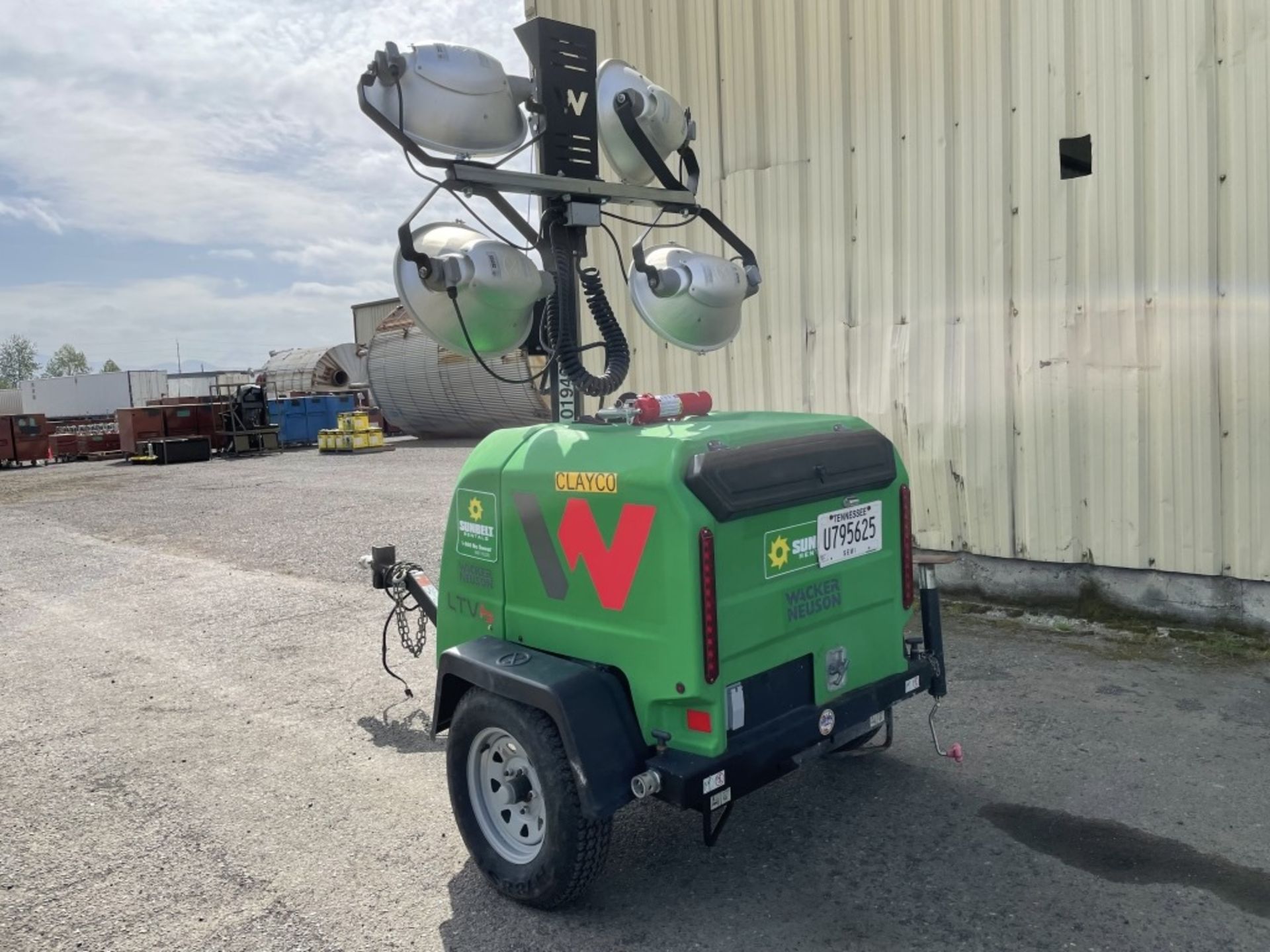 2017 Wacker LTV6L Towable Light Tower - Image 4 of 15