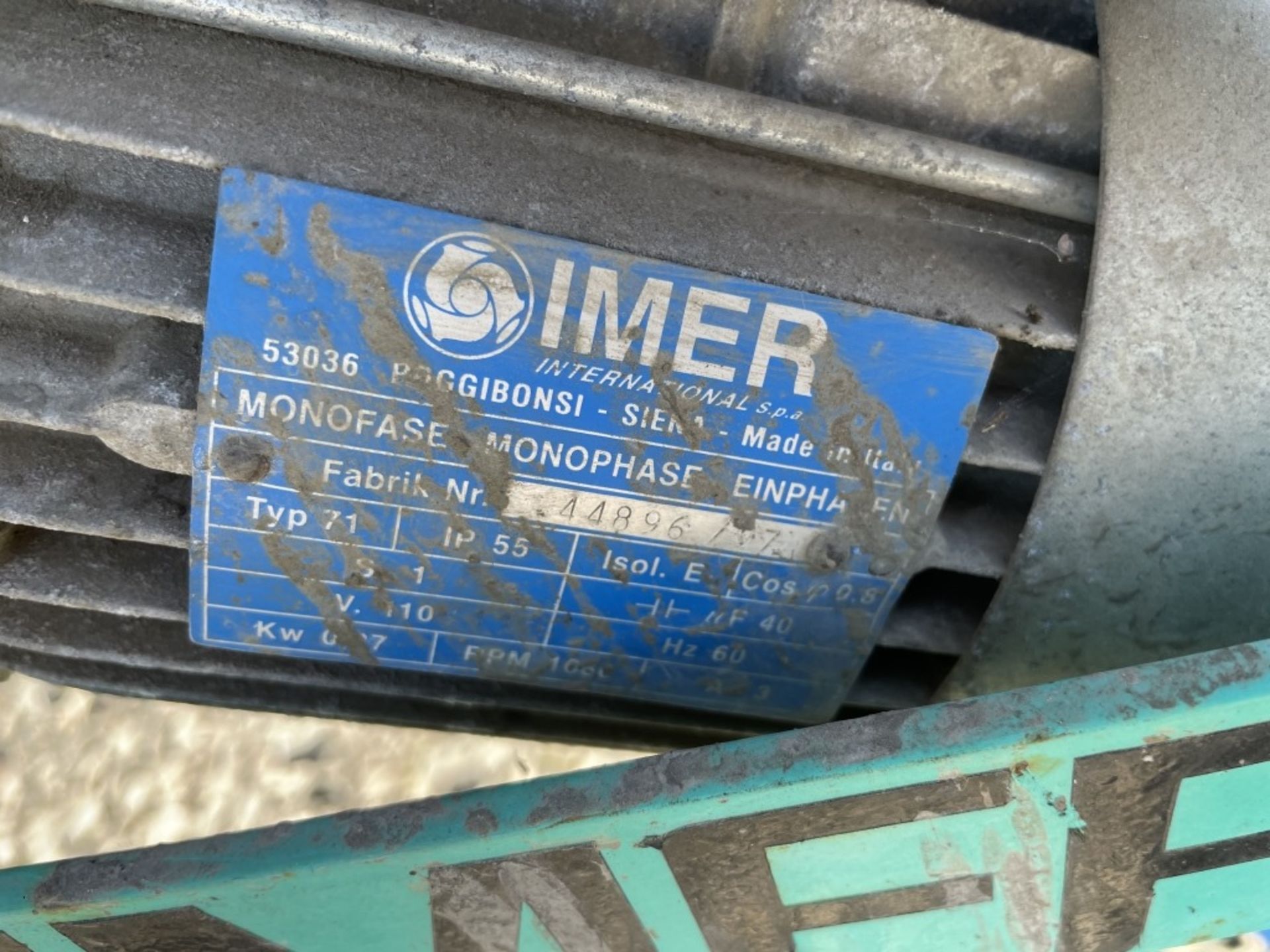 Imer Minitman Cement Mixer - Image 7 of 8