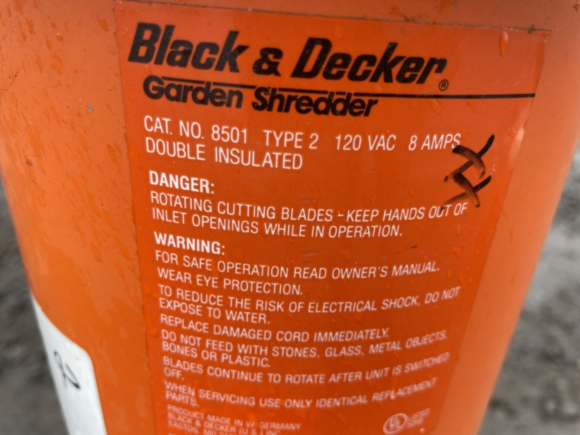 Black & Decker Garden Shreddder - Image 4 of 4