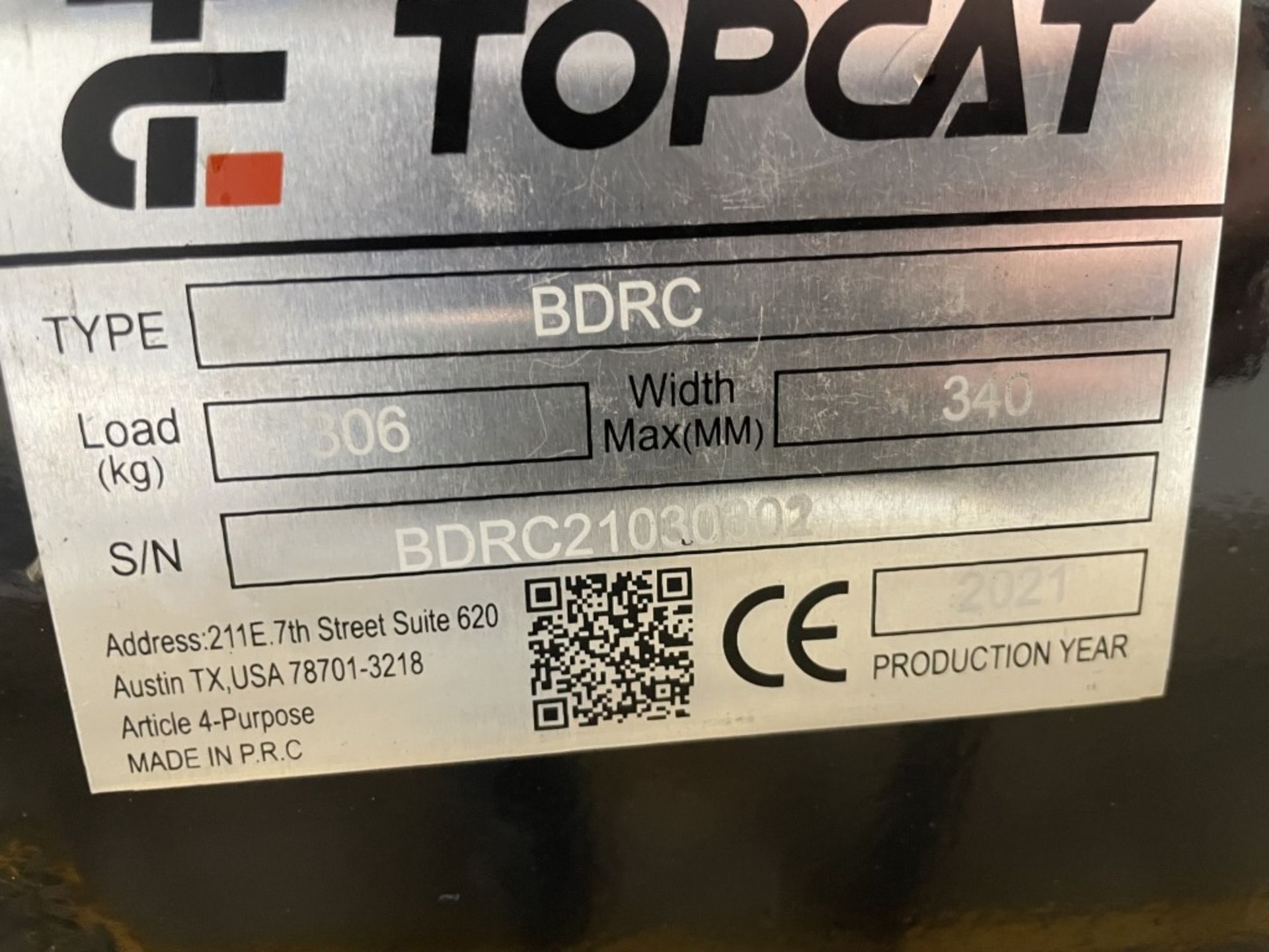 2021 Topcat BDRC Adjustable Brush Cutter - Image 9 of 9