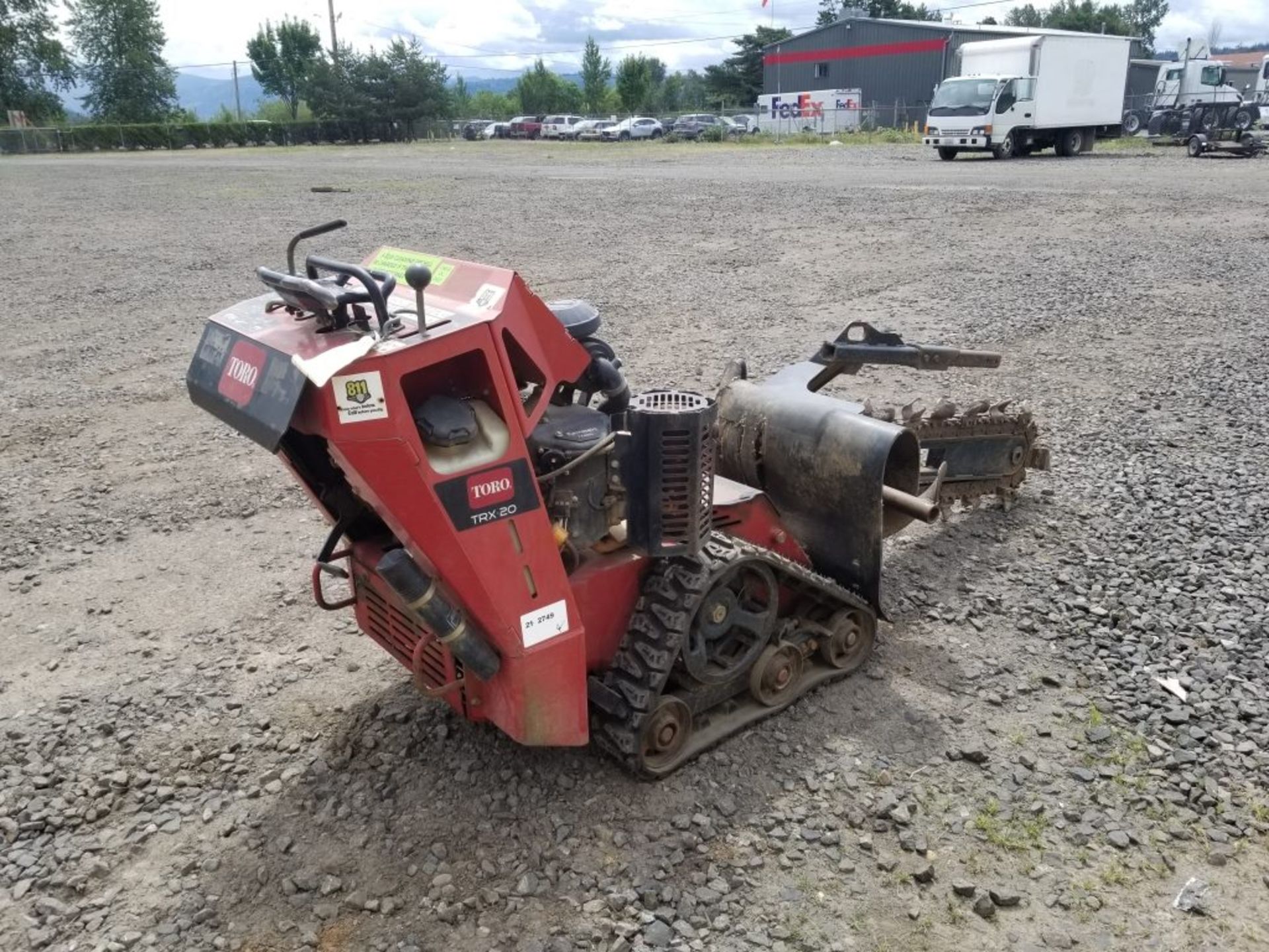 Toro TRX20 Walk Behind Trencher - Image 3 of 15