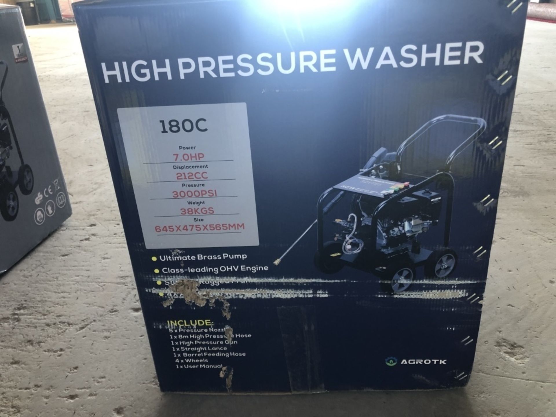 2021 Agrotk High Pressure Washer - Image 2 of 2