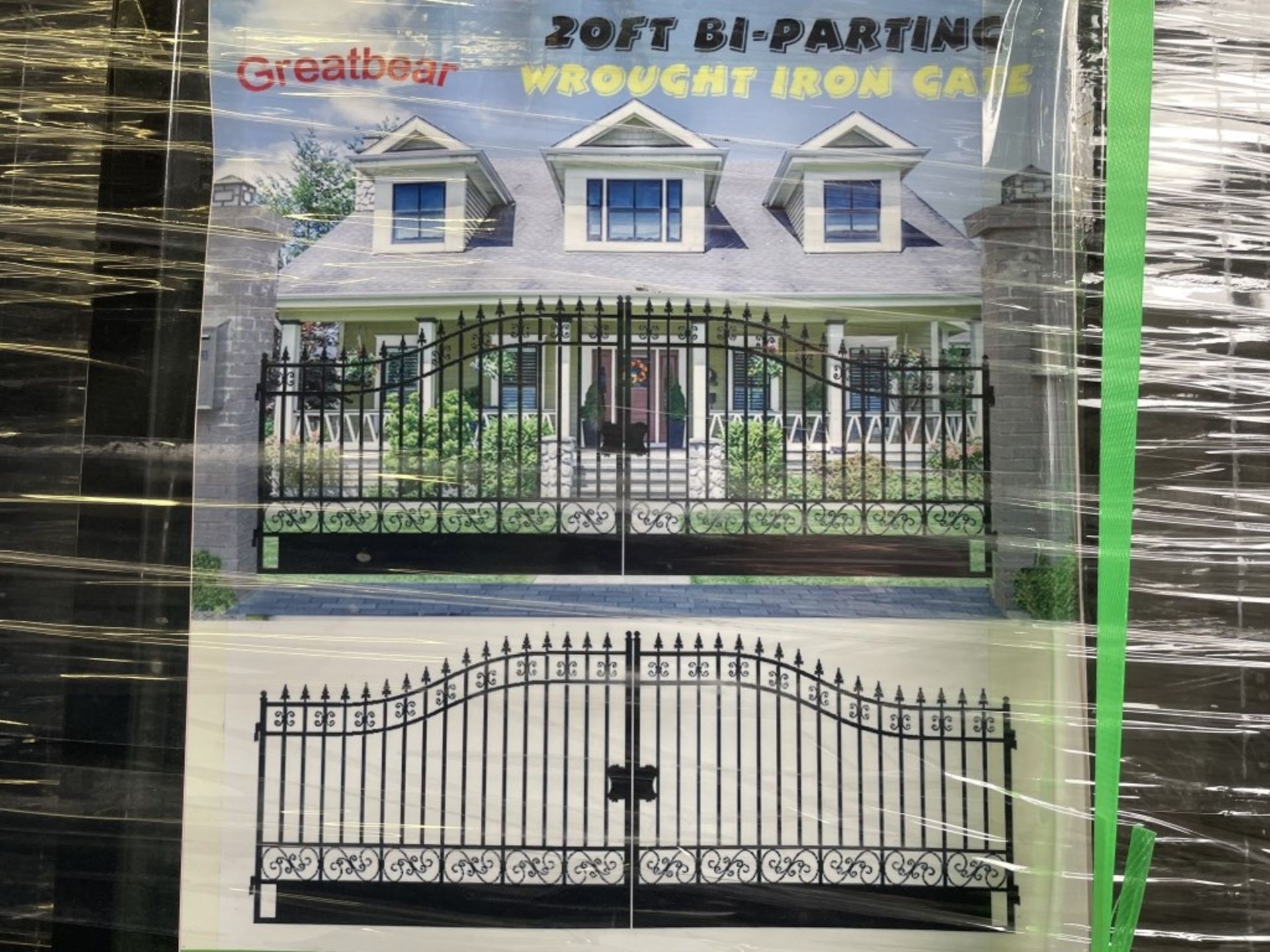 2021 Greatbear 20' Wrought Iron Gate - Image 2 of 2