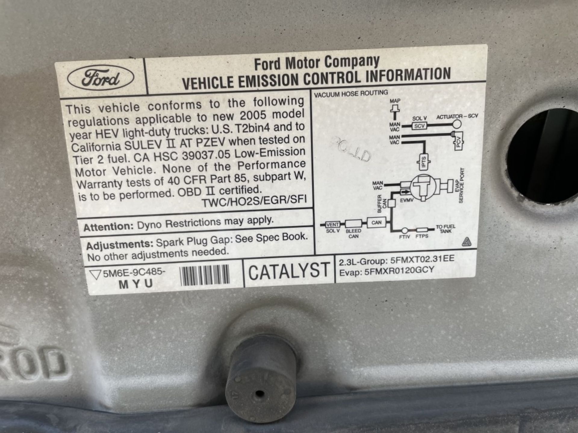 2005 Ford Escape SUV - Image 7 of 20