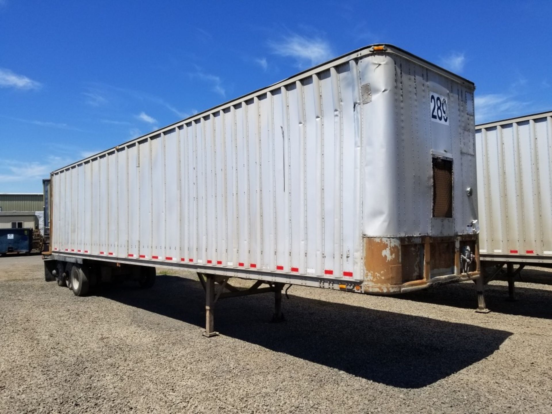 1991 Fruehauf FG9NF2T1-48W Tri-Axle Refuse Trailer - Image 2 of 8