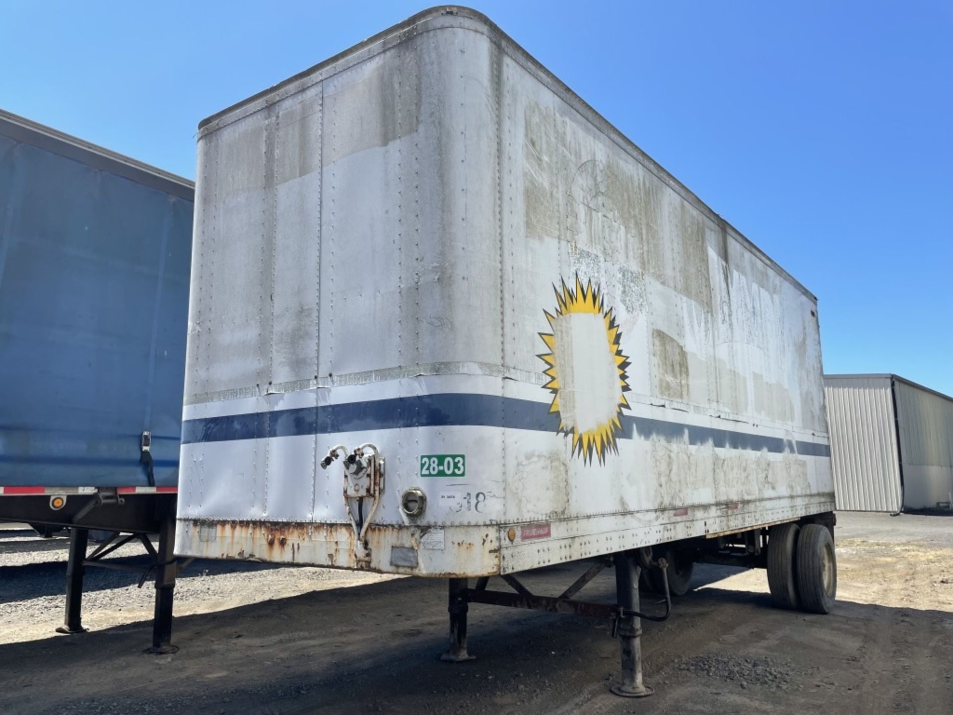 1981 Fruehauf BBF9-W1-27 Van Trailer