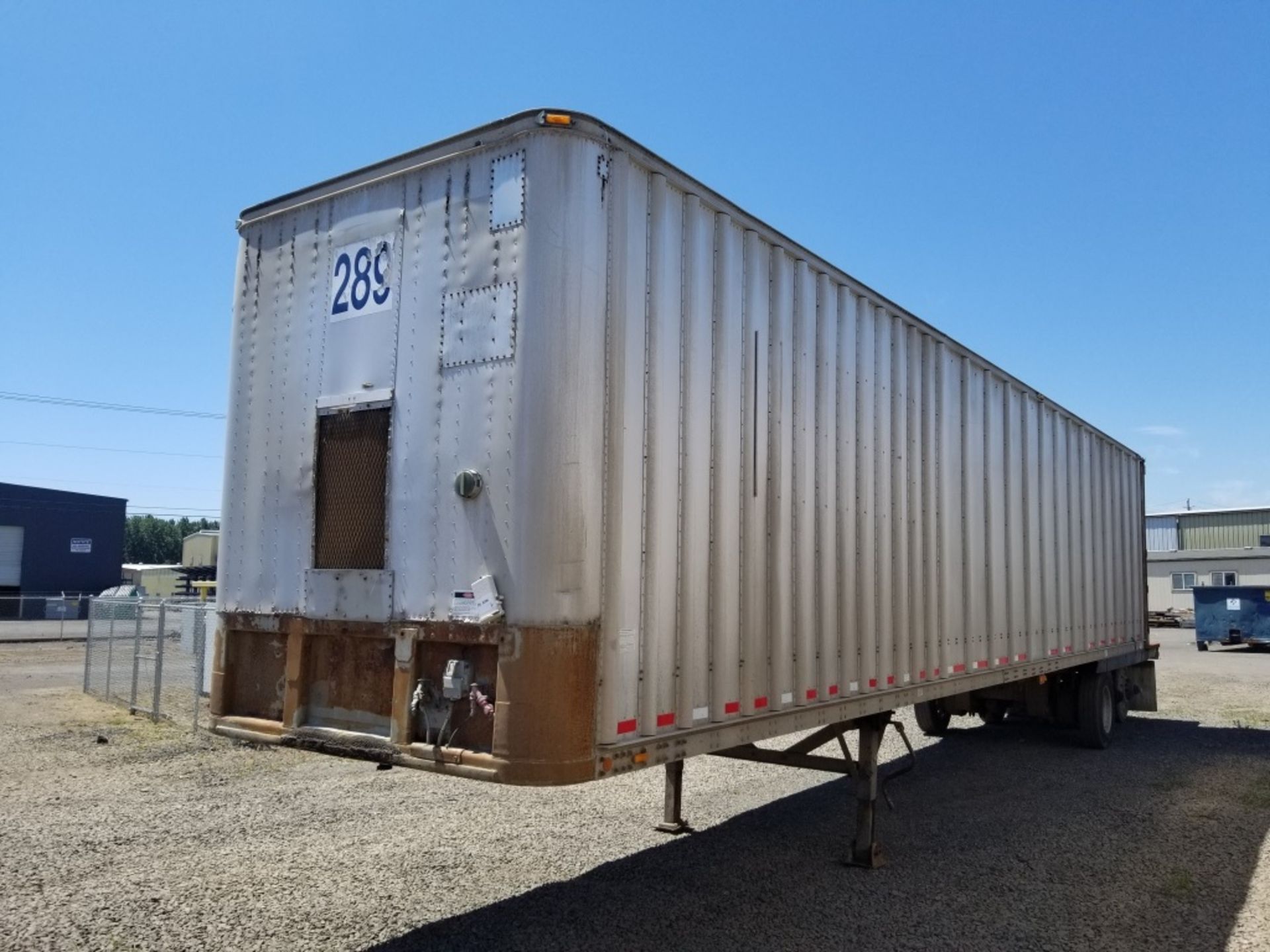 1991 Fruehauf FG9NF2T1-48W Tri-Axle Refuse Trailer