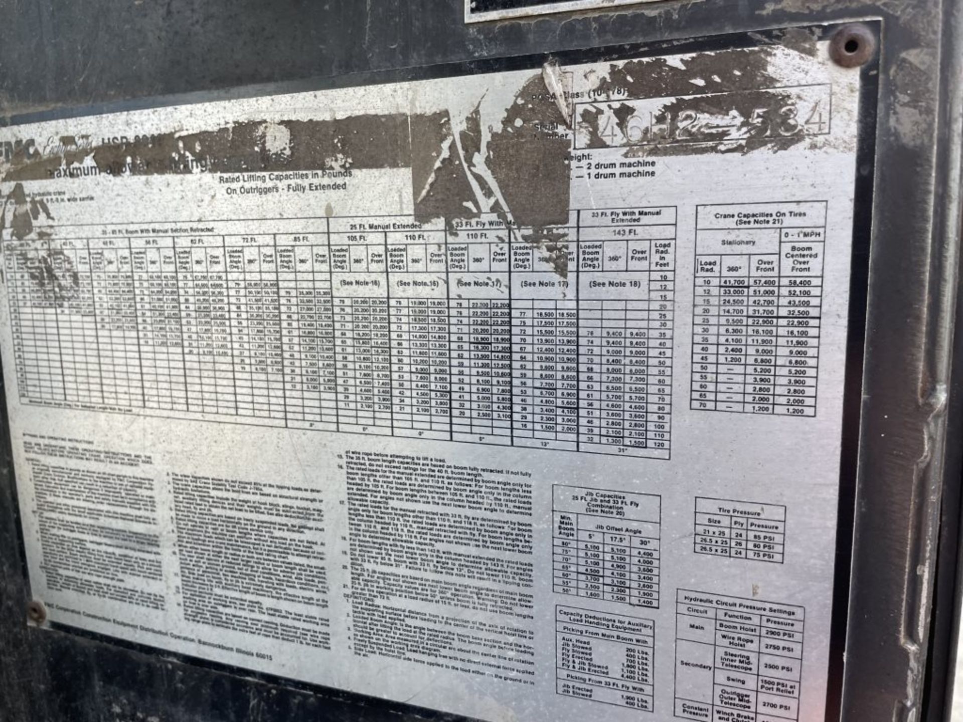 FMC/Link-Belt HSP-8040 Rough Terrain Crane - Image 38 of 39