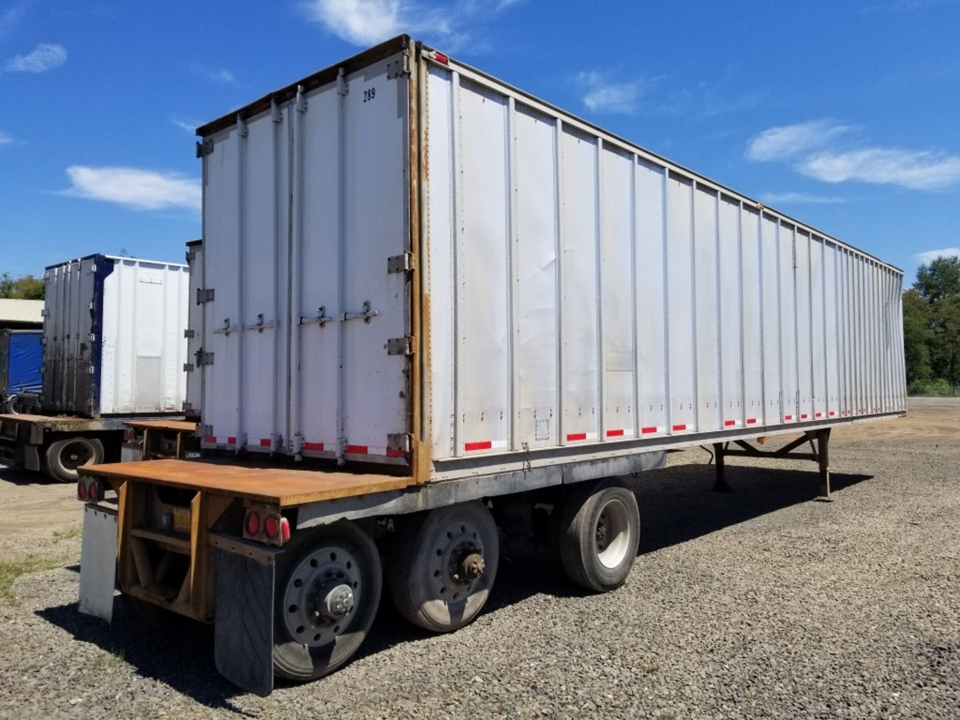 1991 Fruehauf FG9NF2T1-48W Tri-Axle Refuse Trailer - Image 3 of 8