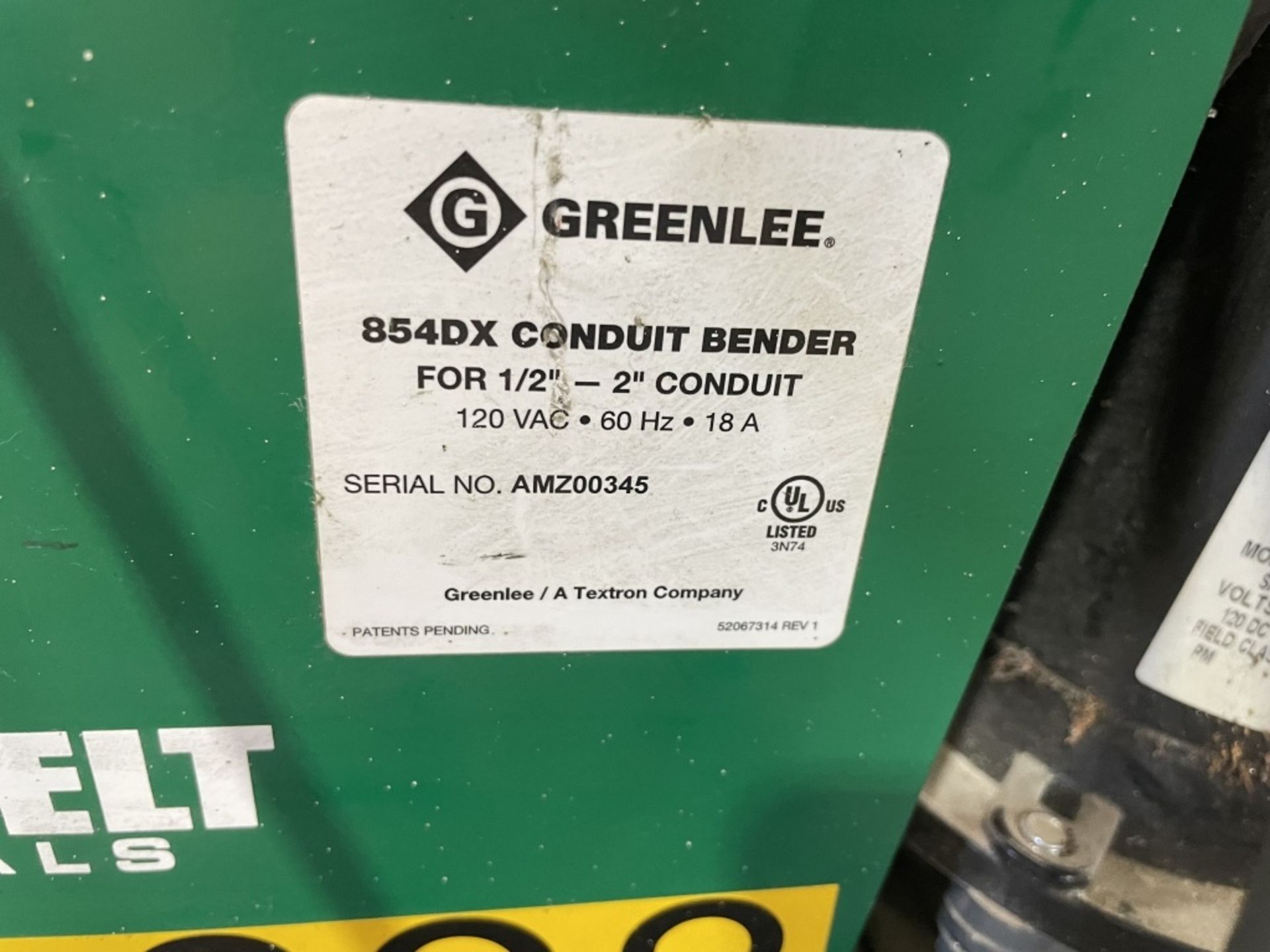 Greenlee 854DX Conduit Bender - Image 7 of 7