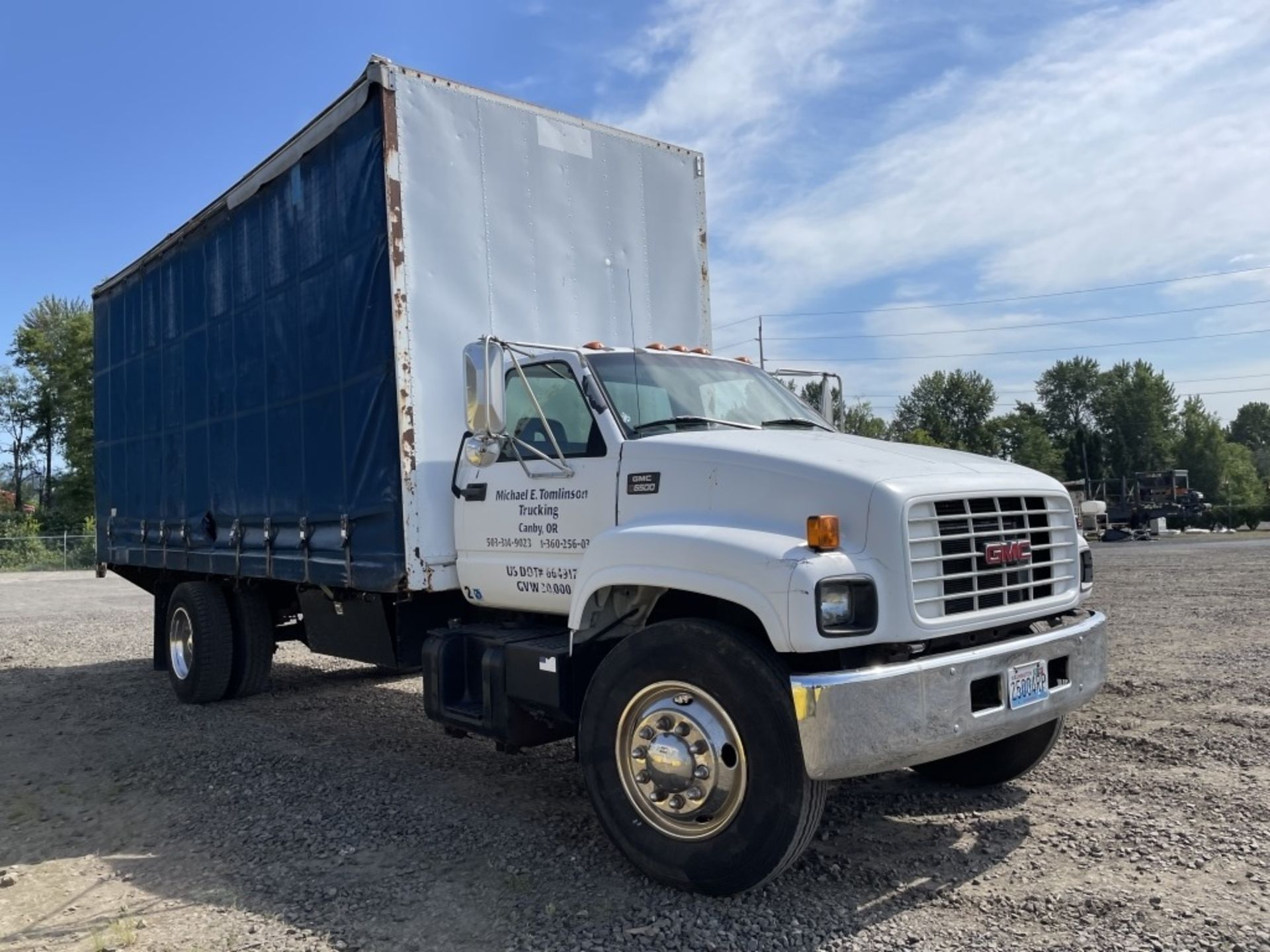 1997 GMC C6500 Curtain Side Box Truck - Image 2 of 18