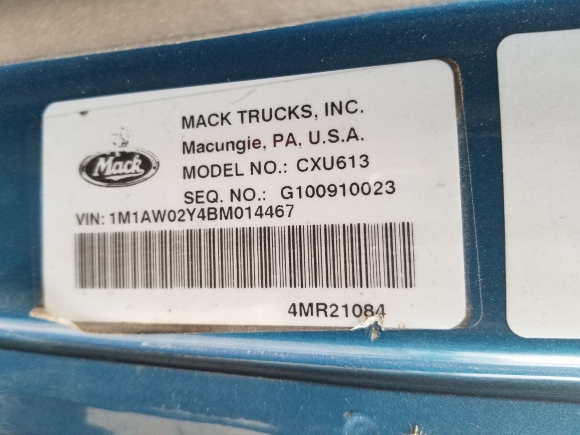 2011 Mack CXU613 Tri-Axle Truck Tractor - Image 29 of 29