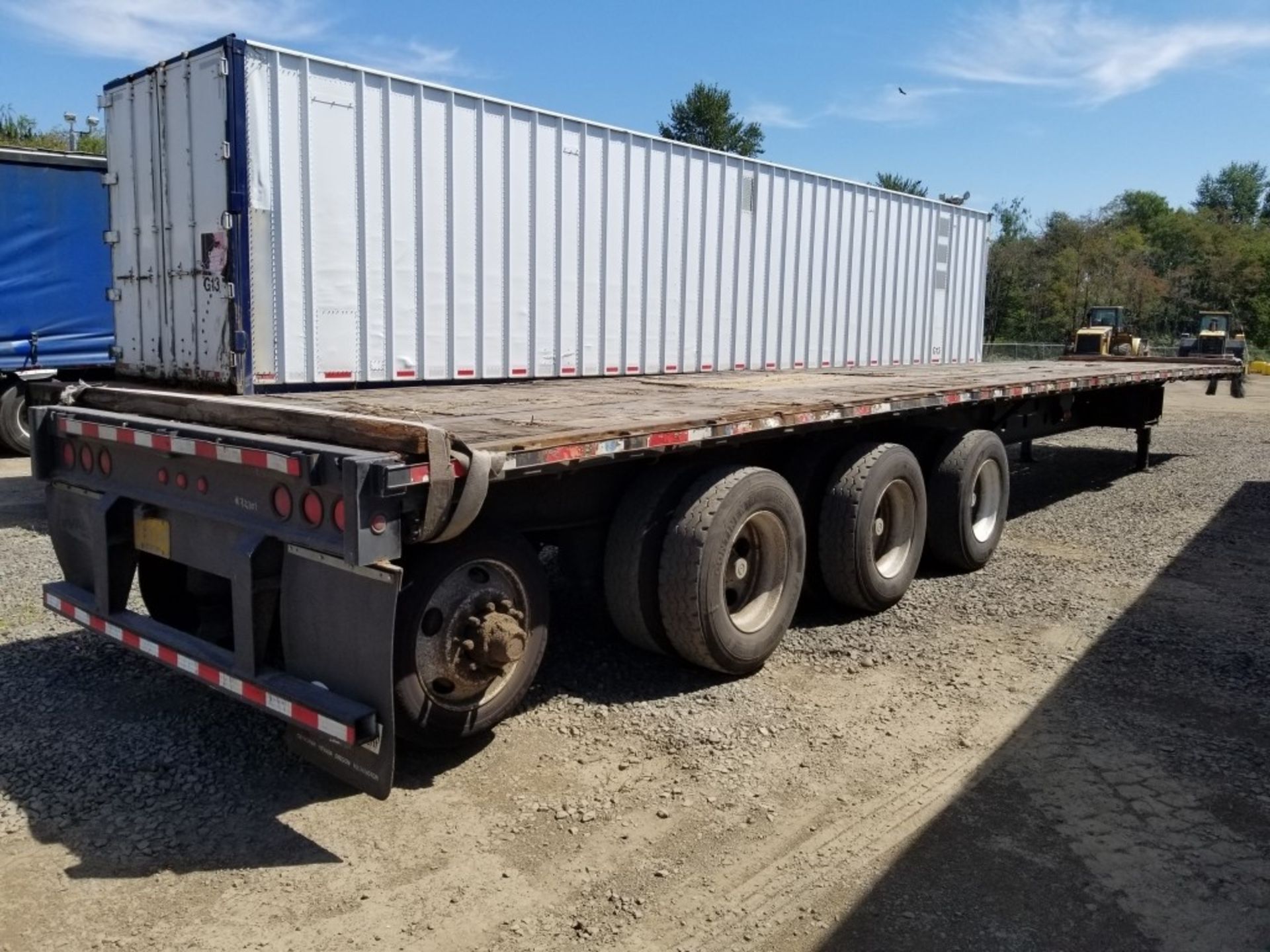 2001 Wabash Quad Axle Flatbed Trailer - Image 3 of 7