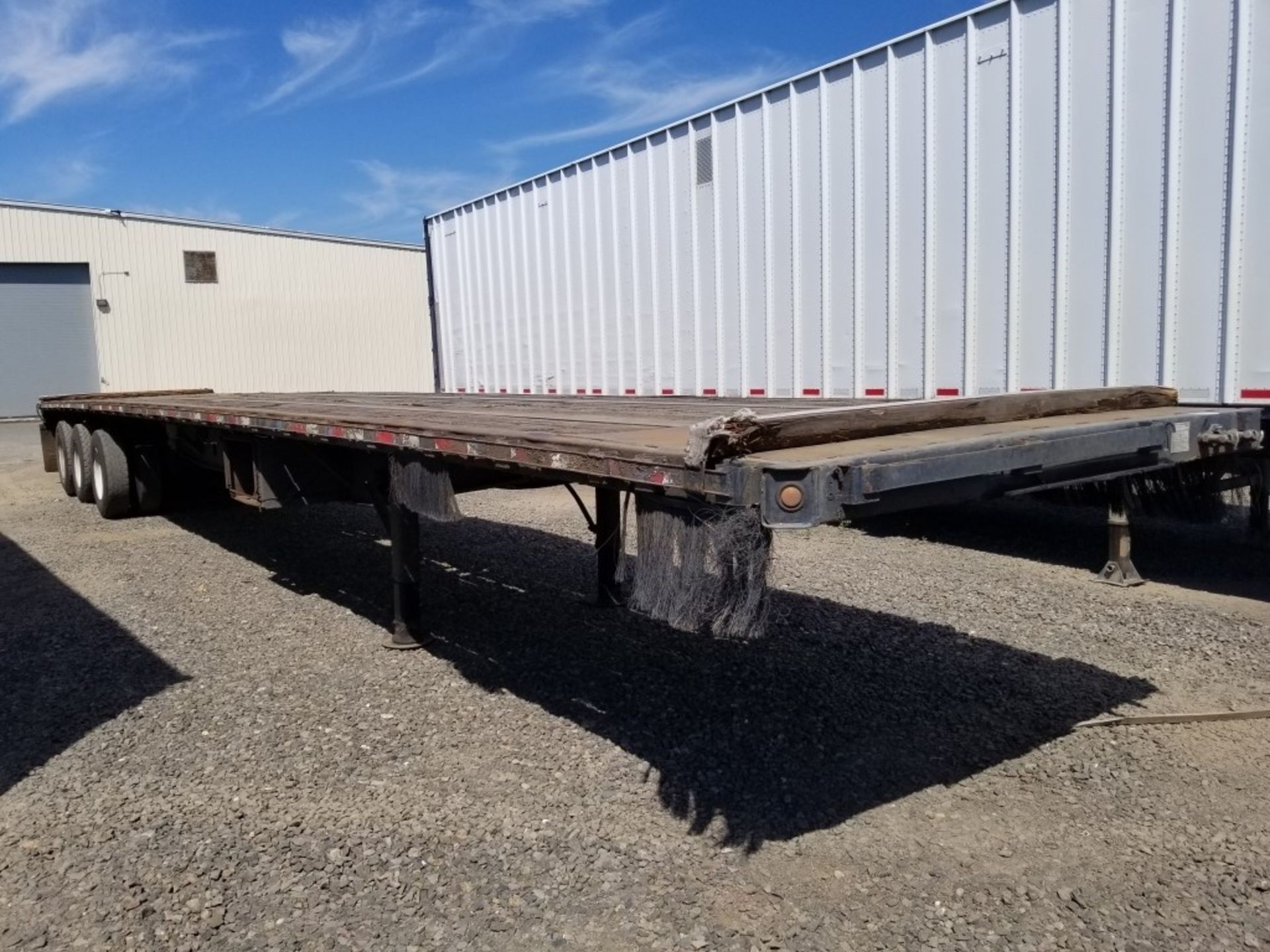 2001 Wabash Quad Axle Flatbed Trailer - Image 2 of 7