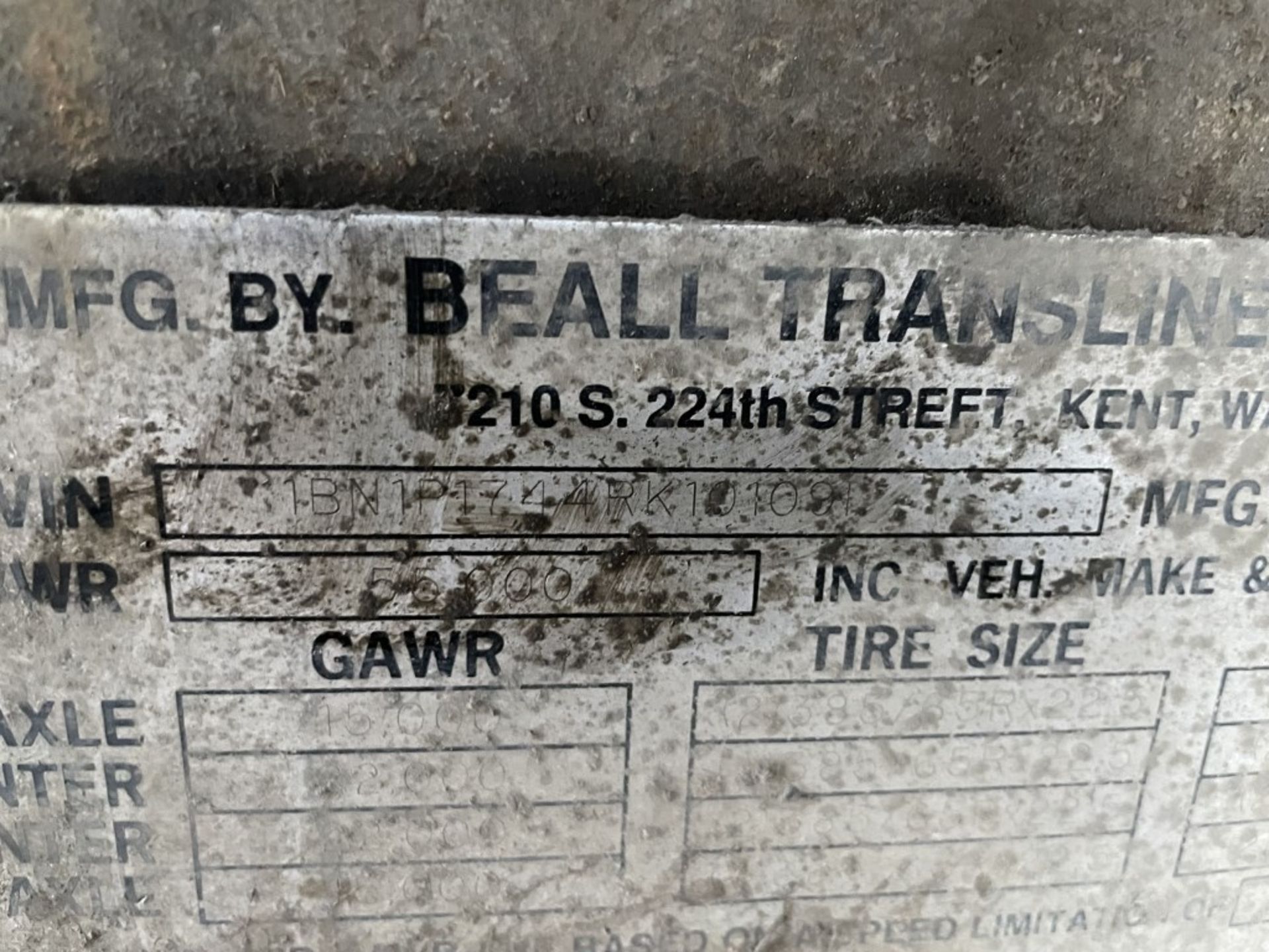 1994 Beall Quad Axle Pup Trailer - Image 18 of 18