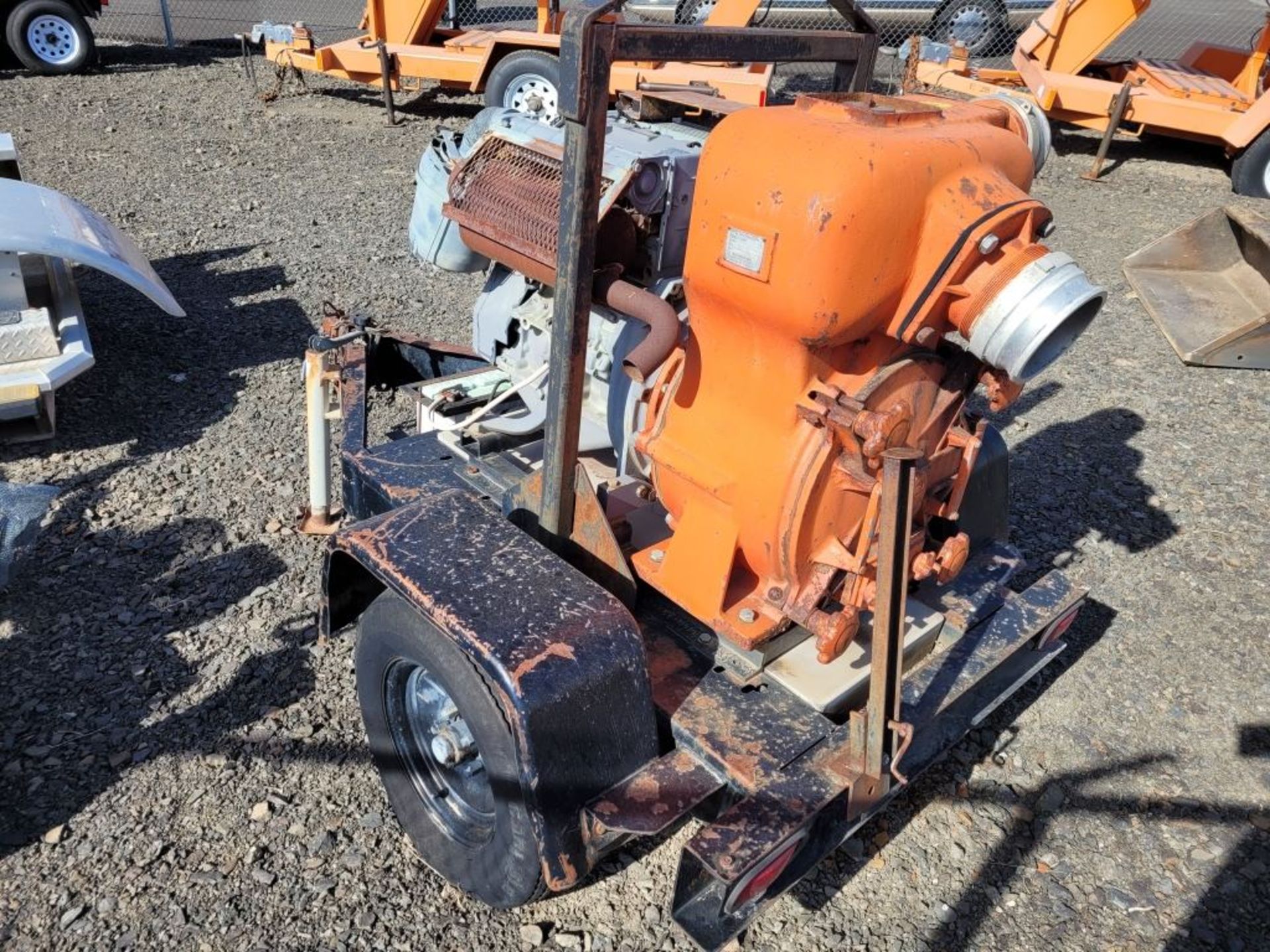 1998 Multiquip 61TDD Towable Pump - Image 2 of 9