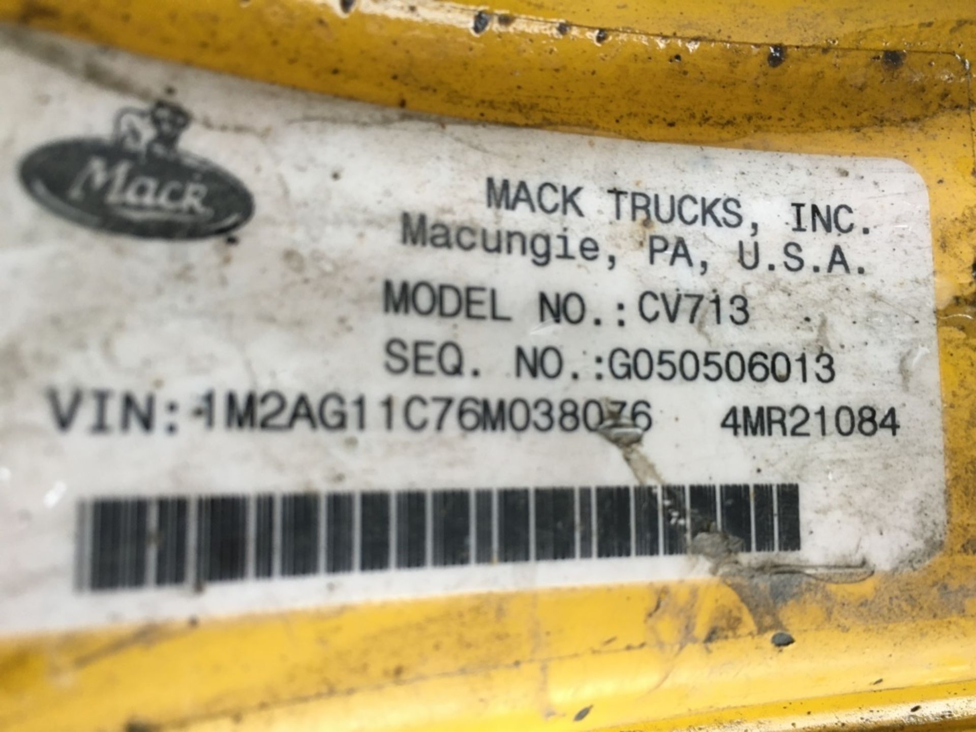 2006 Mack CV713 T/A Dump Truck - Image 26 of 26