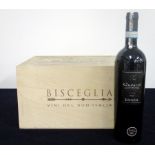 6 bts Bisceglia Gudarra Aglianico del Vulture Riserva 2008 owc OT