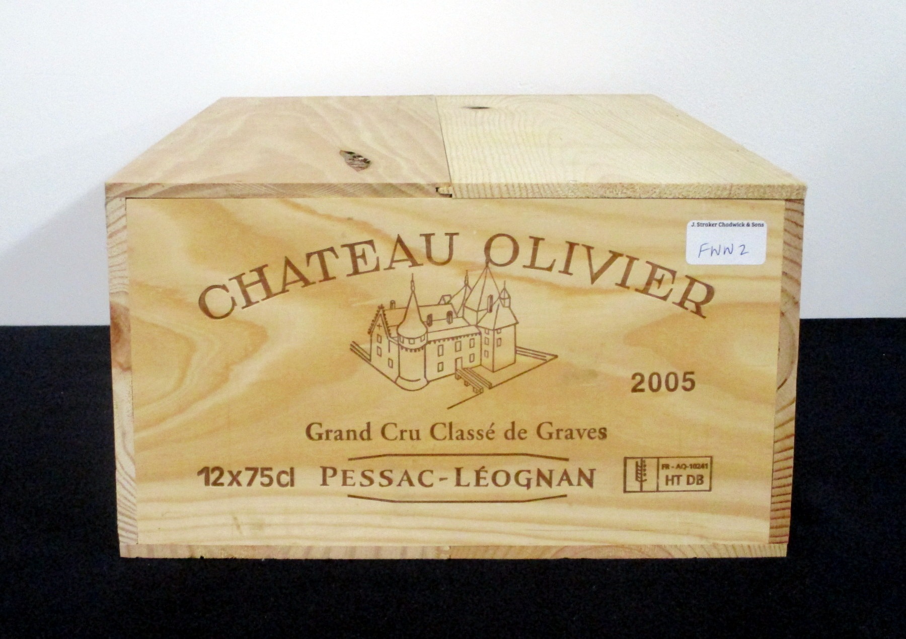 12 bts Ch. Olivier (blanc) 2005 owc Pessac-Léognan Grand Cru Classé de Graves