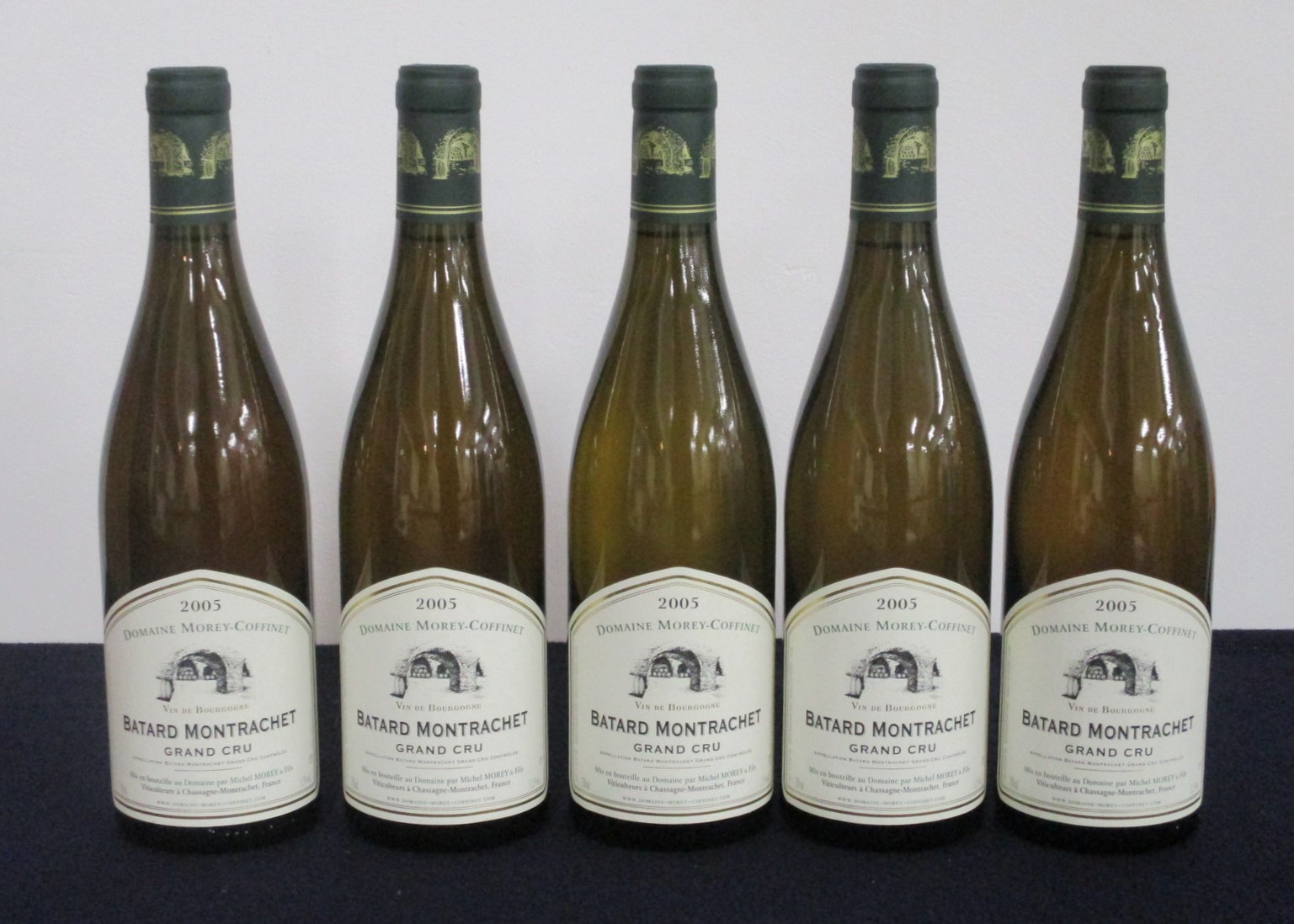 5 bts Bâtard Montrachet Grand Cru 2005 Dom Morey-Coffinet i.n