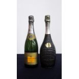 1 bt Veuve Clicquot Ponsardin Vintage Reserve Champagne 1996 foil vsl worn 1 bt Nicolas Feuillatte