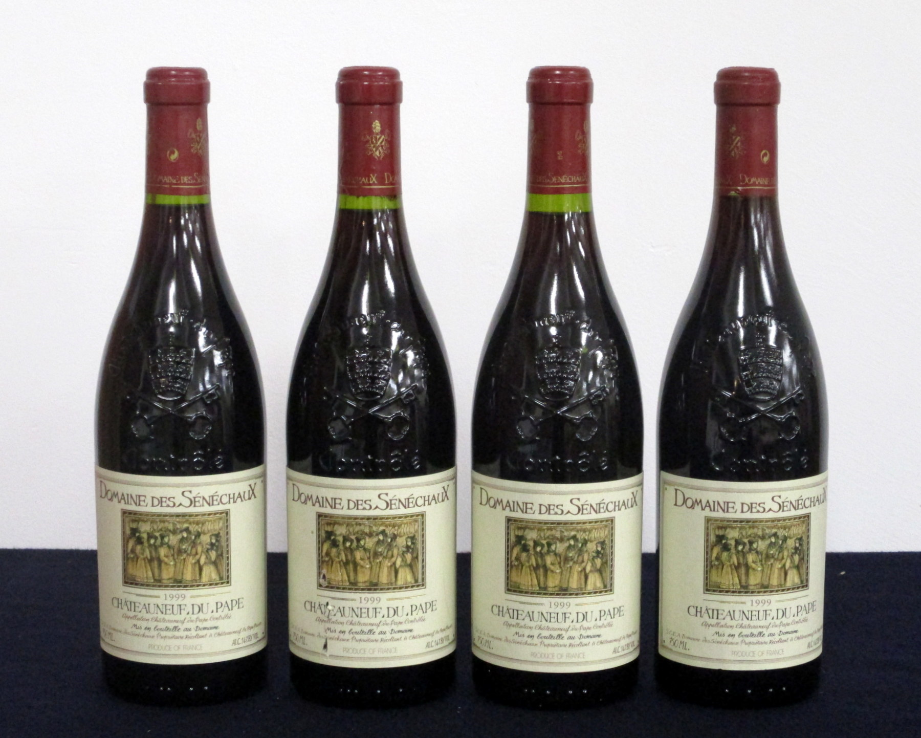 4 bts Châteauneuf du Pape 1999 Dom des Sénéchaux i.n