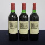 3 bts Ch. Duhart-Milon Rothschild 1981 Pauillac, 4me Cru Classé, 1 i.n, 2 ts