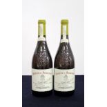 2 bts Châteauneuf du Pape (blanc) V.V. (Roussanne) 2003 Ch. de Beaucastel ts