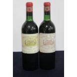 v 1 bt Ch. Margaux 1959 Margaux, 1er Cru Classé, us/ts, taped and sl torn label 1 bt Ch. Margaux