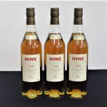 3 bts Hine Grande Champagne Cognac 1988, Landed 1990 bottled 2004, Howells of Bristol