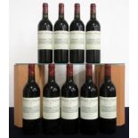 9 bts Dom de Chevalier Rouge 1998 owc - split lid Pessac Leognan Grand Cru Classé de Graves i.n