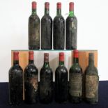 6 bts believed Red Bordeaux Vintage Unknown bs missing labels 1 bt Ch. Canon La Gaffelière Vintage