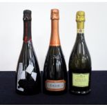 1 bt Cà del Vent Sospiri Franciacorta Brut Millesimato 2004 1 bt Colesel Pinot Rosa Vino Spumante di