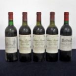 1 bt Ch. Lagrange 1975 St-Julien Grand Cru Classé 1975 vts, bs 3 bts Ch. Branaire Duluc-Ducru 1983