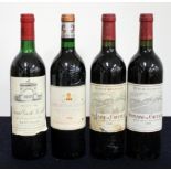 1 bt Ch. Léoville Las Cases 1988 St Julien us/ts, sl bs 1 bt Ch. Pape Clément 1990 Pessac-Léognan